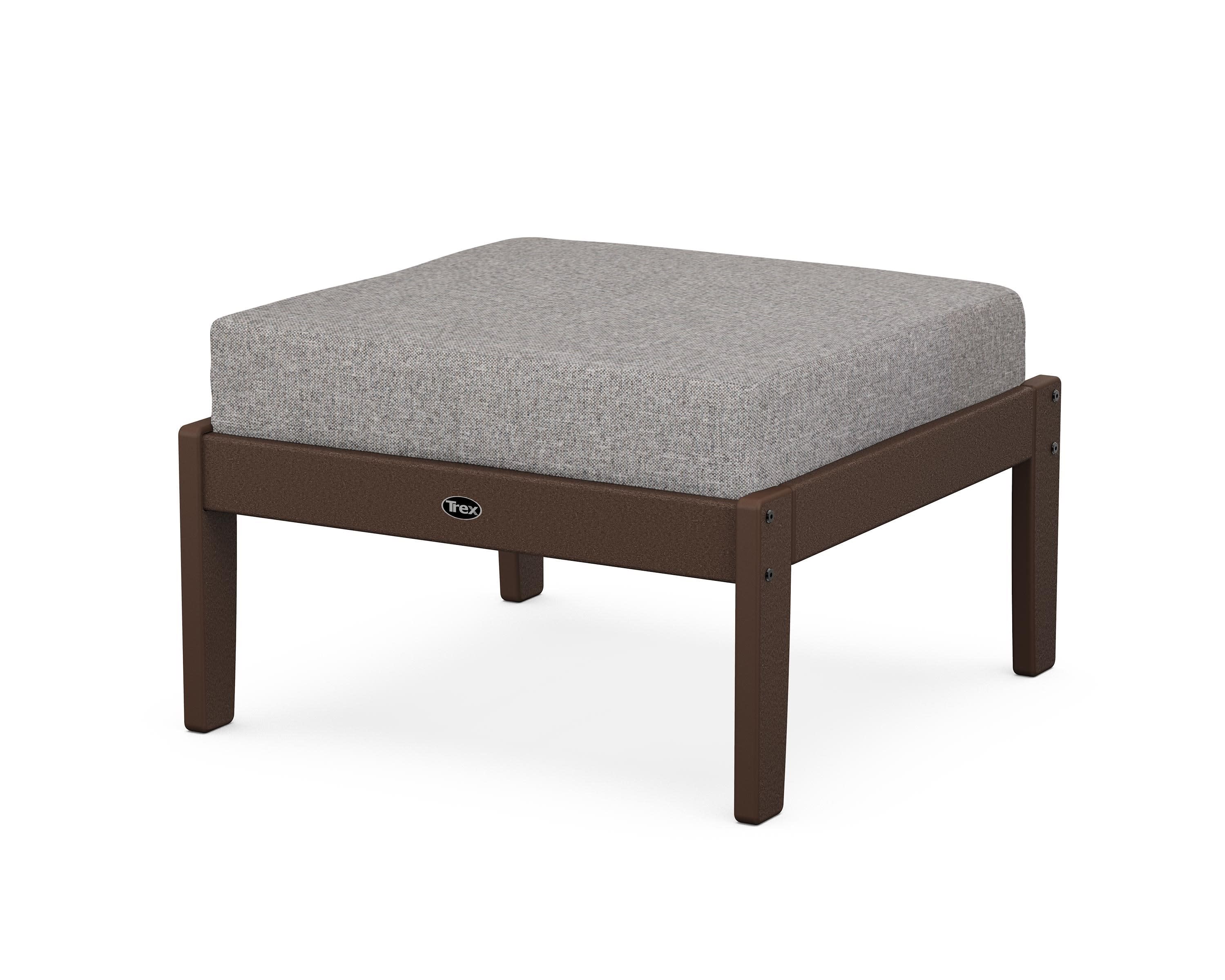 Yacht Club Deep Seating Ottoman in Vintage Lantern / Grey Mist