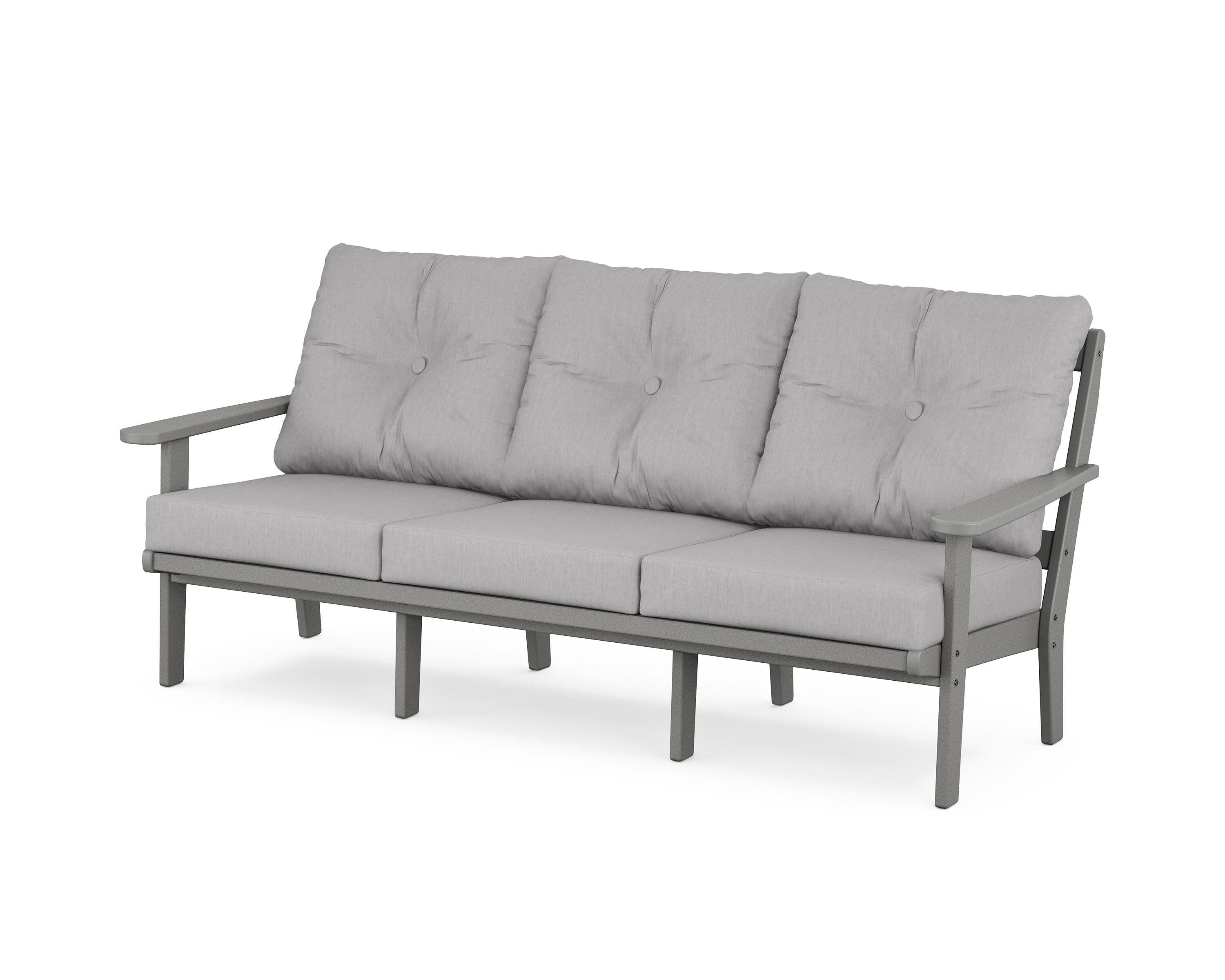 Cape Cod Deep Seating Sofa in Stepping Stone / Granite