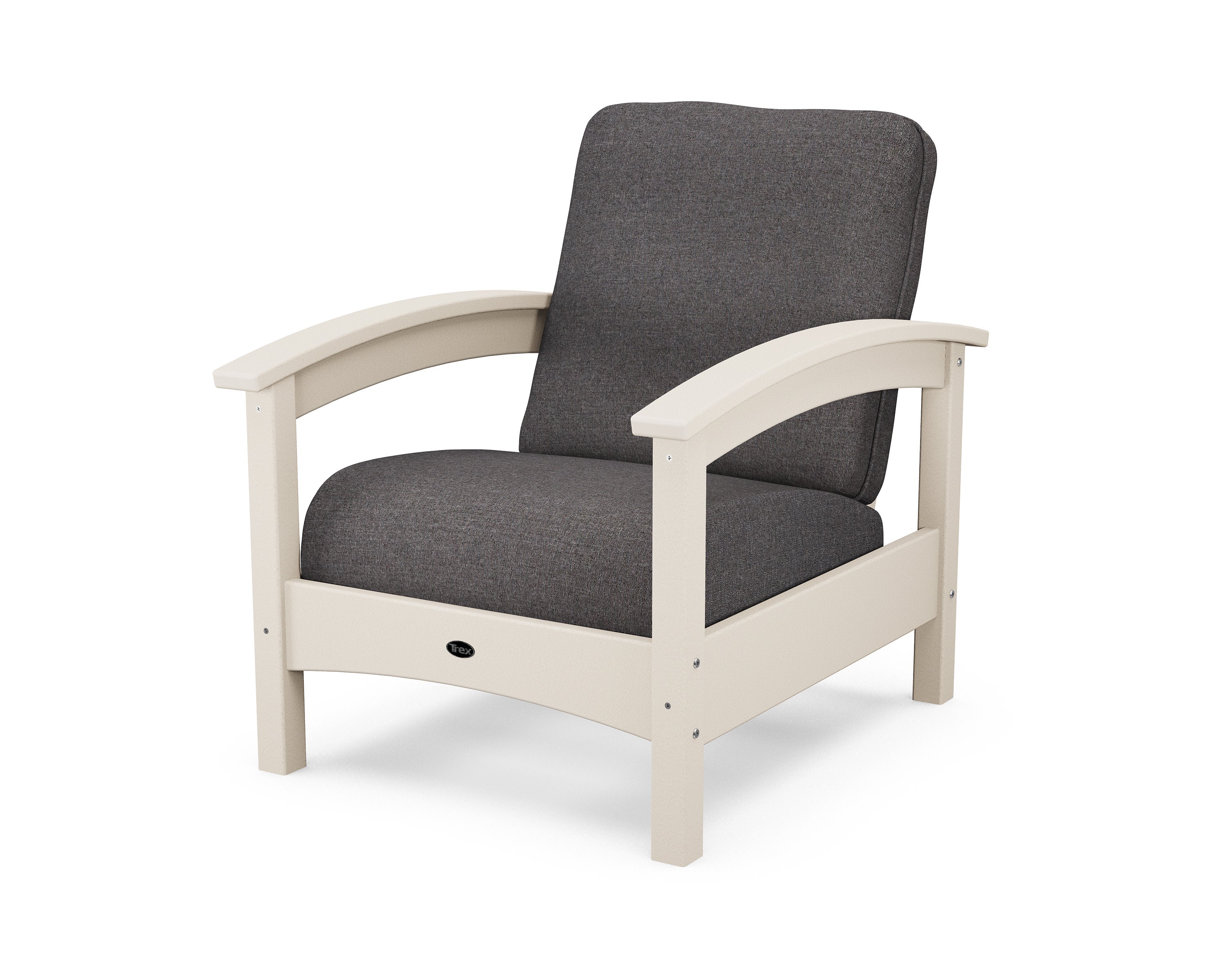 Rockport Club Chair in Sand Castle / Ash Charcoal