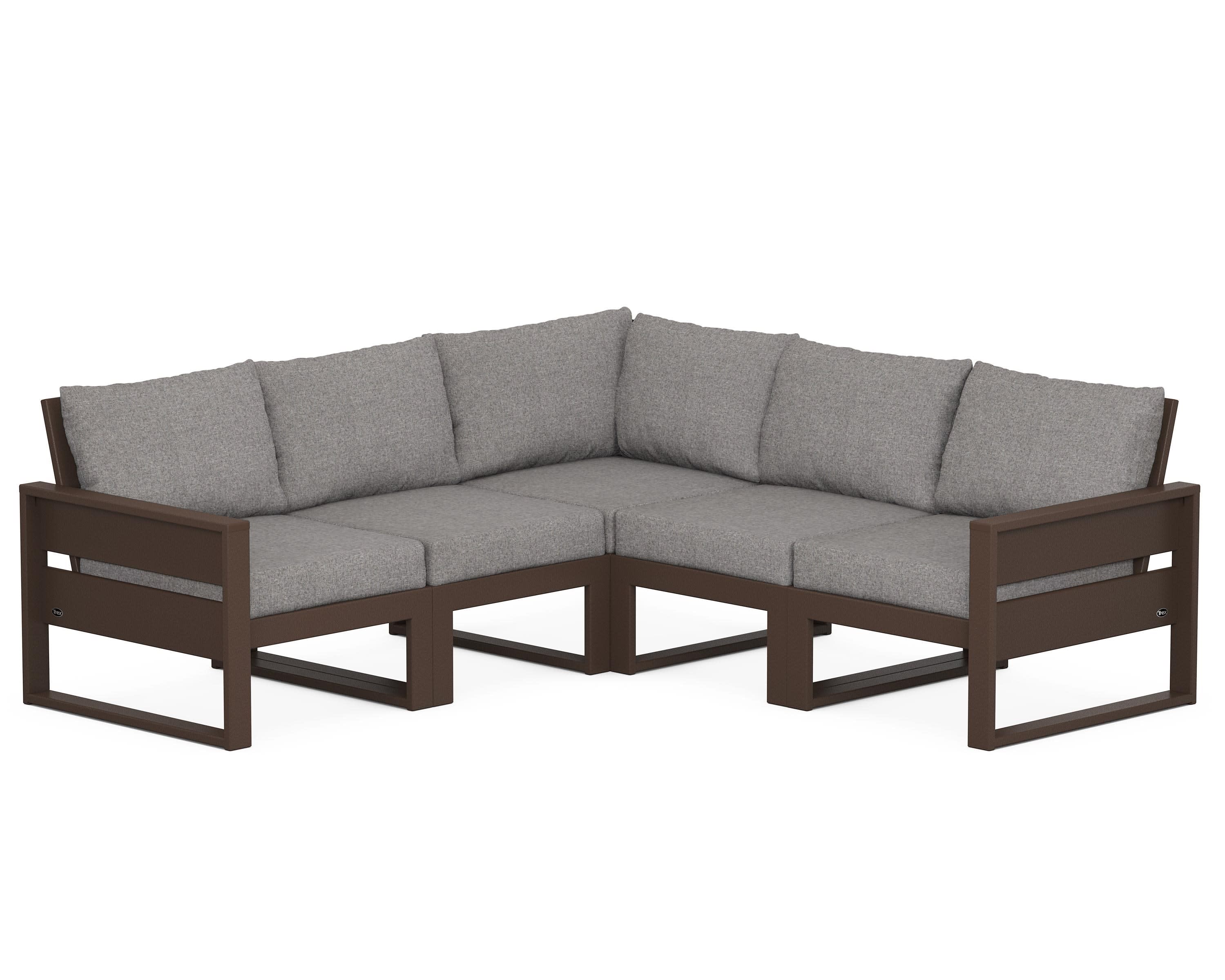 Eastport 5-Piece Sectional in Vintage Lantern / Grey Mist