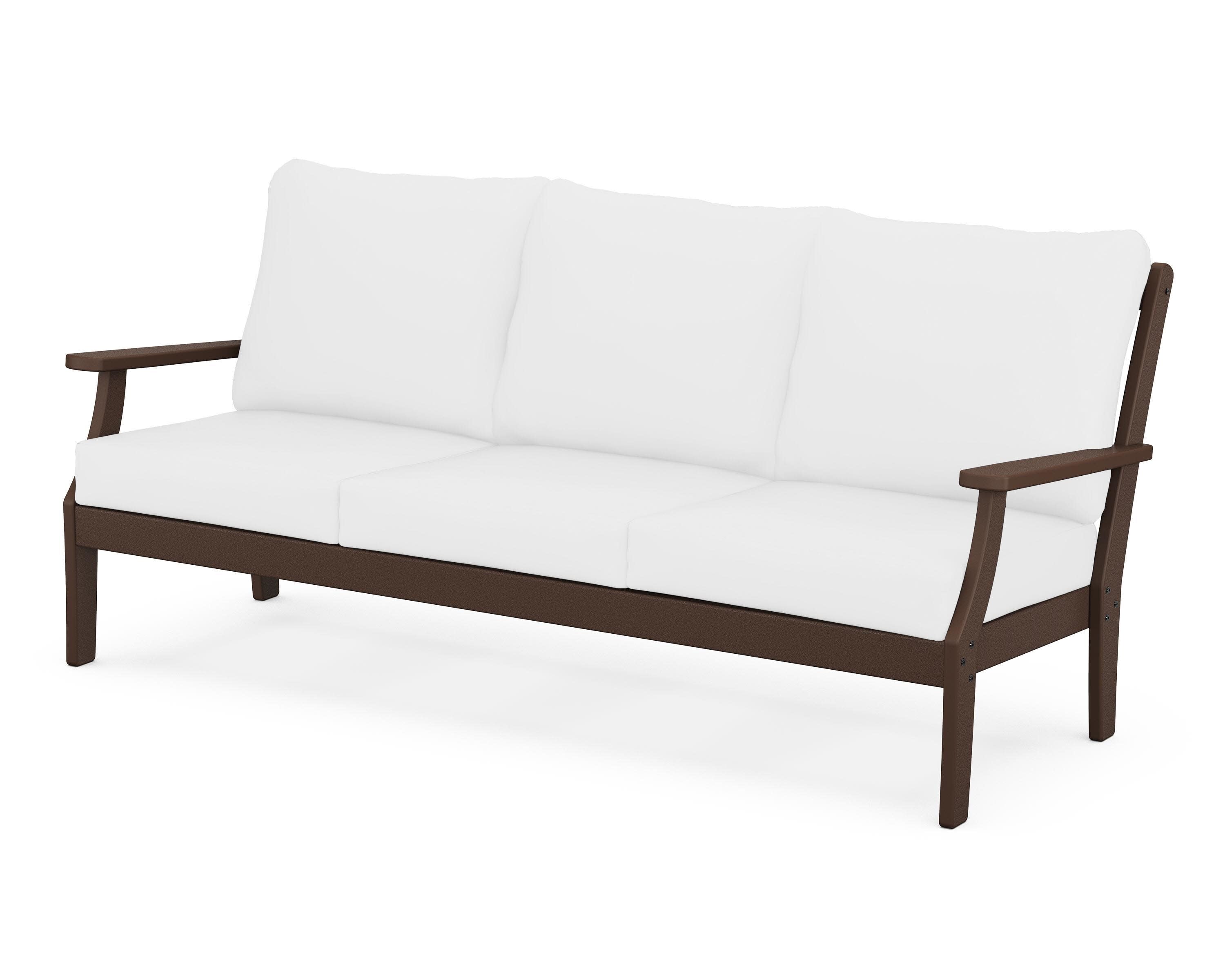 Yacht Club Deep Seating Sofa in Vintage Lantern / Natural