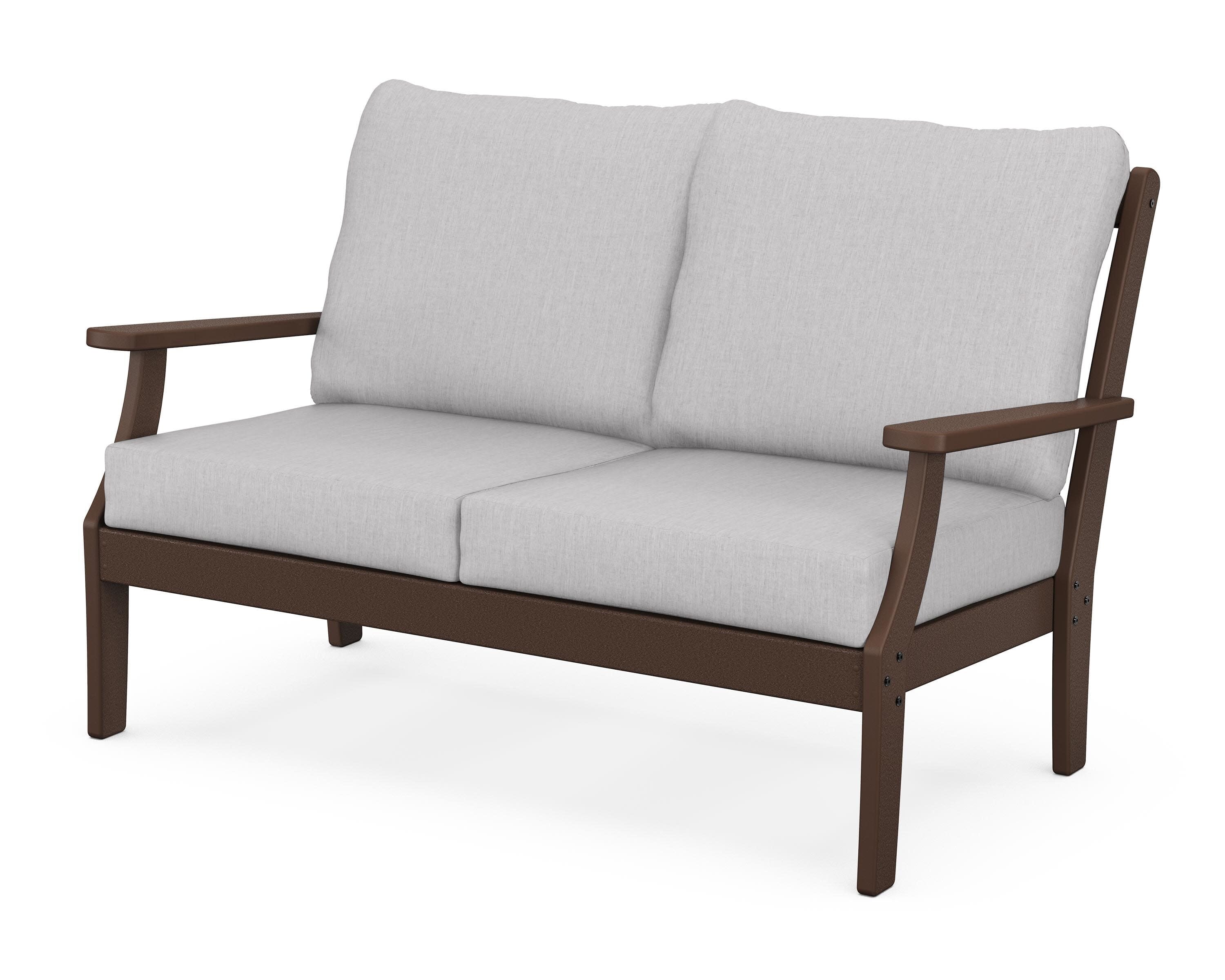 Yacht Club Deep Seating Loveseat in Vintage Lantern / Granite