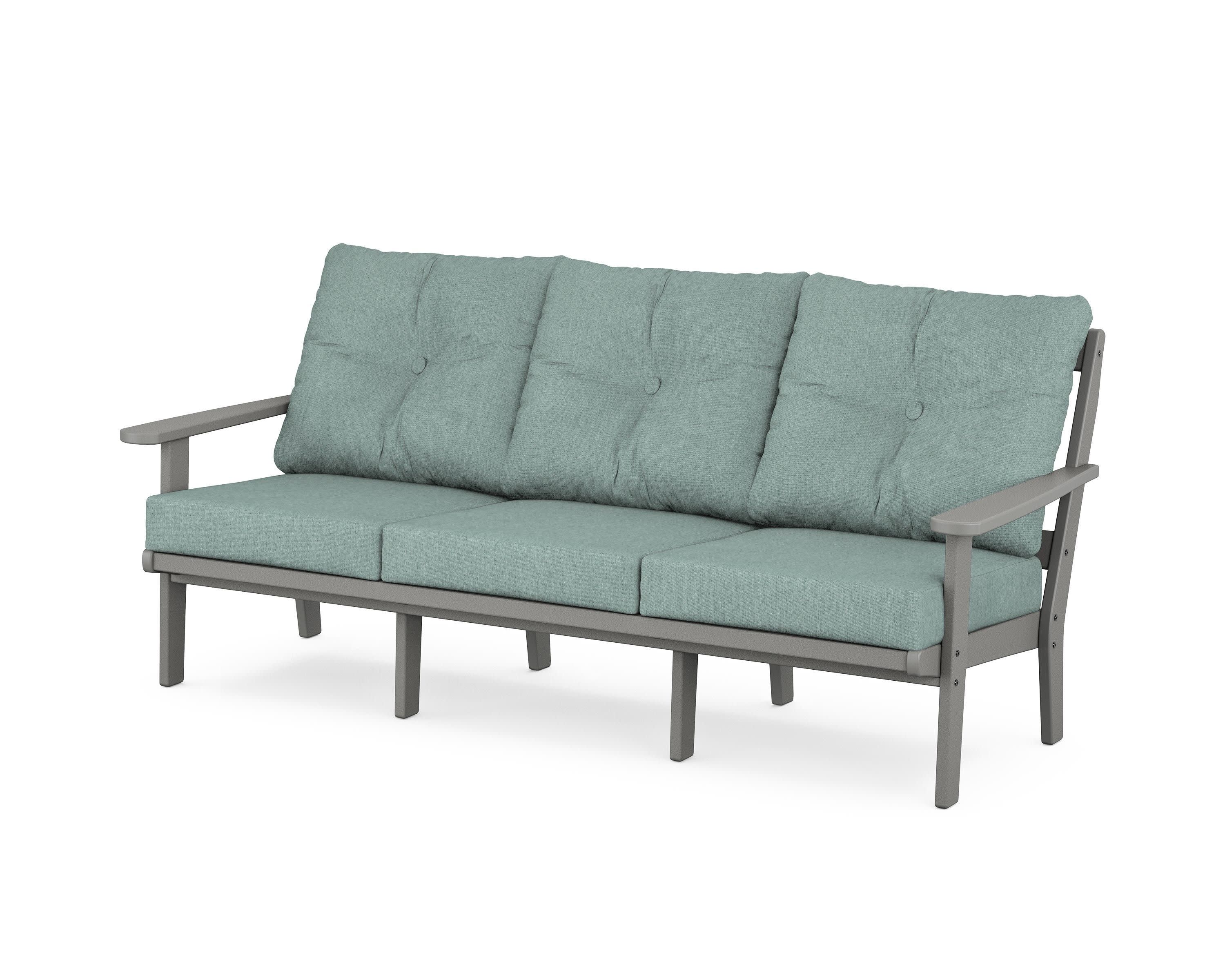 Cape Cod Deep Seating Sofa in Stepping Stone / Glacier Spa