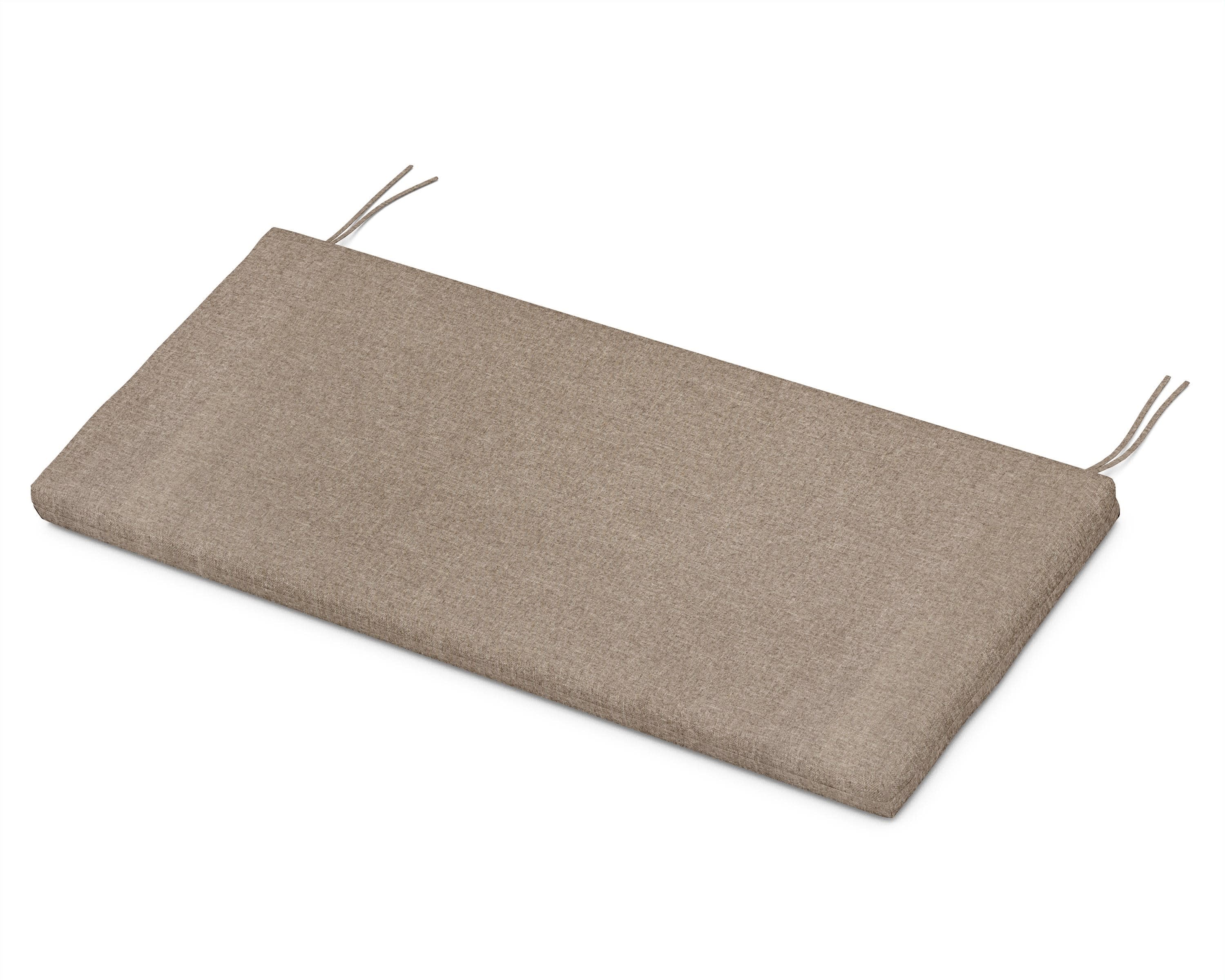 Bench Seat Cushion 17.25"D x 43.5"W x 2.5"H in Spiced Burlap