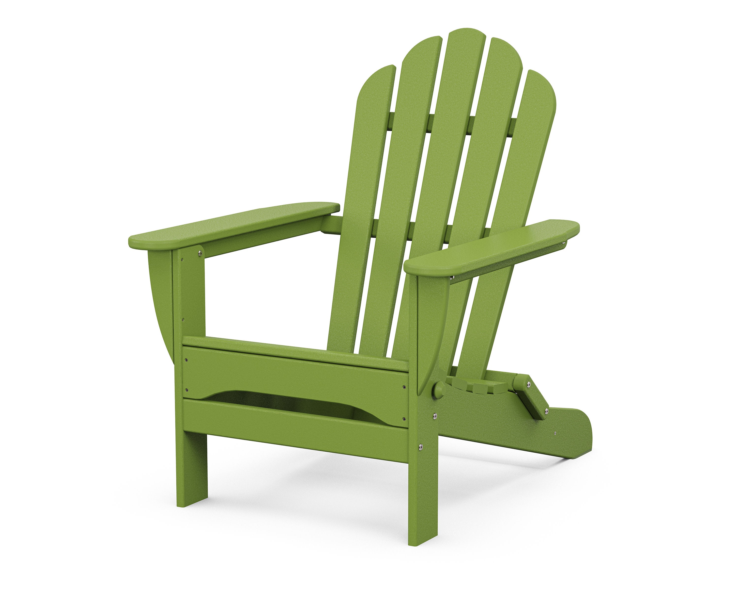 Monterey Bay Folding Adirondack Chair in Lime