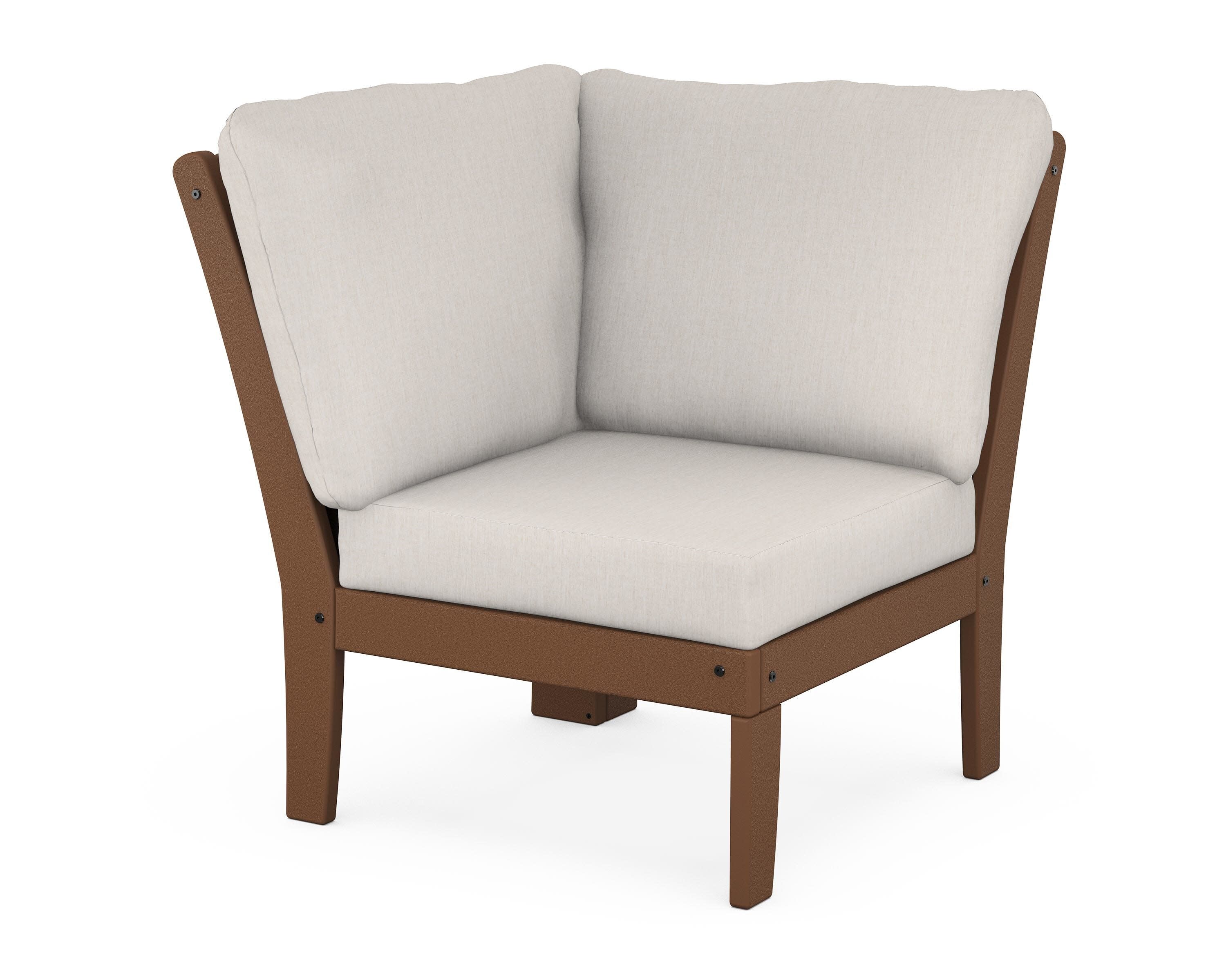 Yacht Club Modular Corner Chair in Tree House / Cast Ash