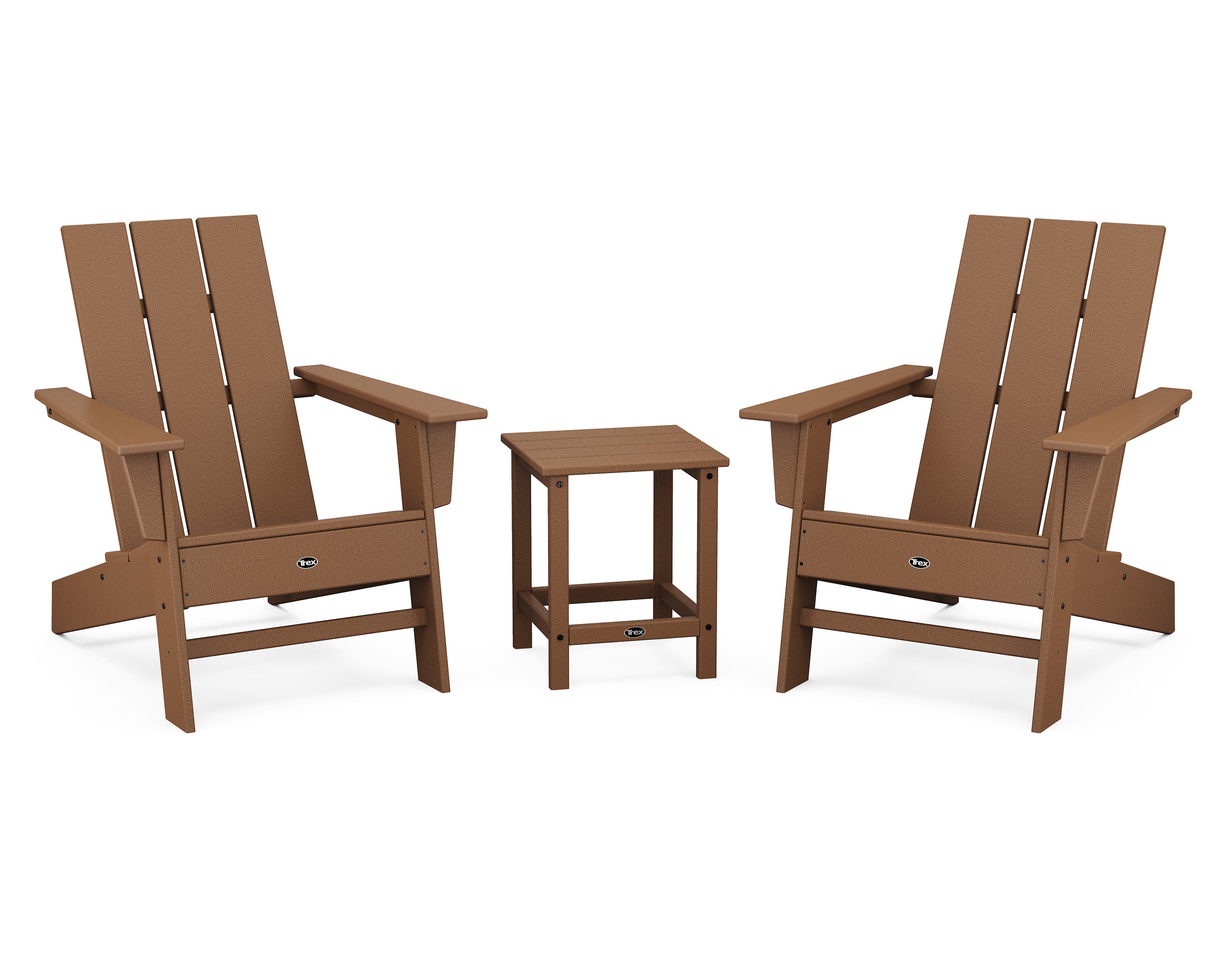 Eastport 3-Piece Modern Adirondack Set in Tree House