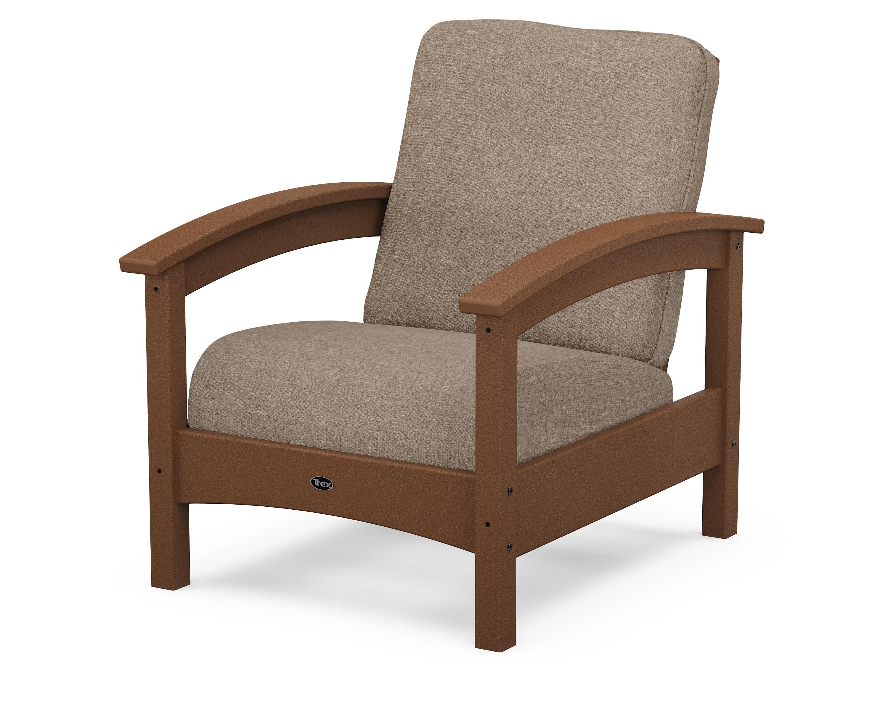 Rockport Club Chair in Tree House / Spiced Burlap