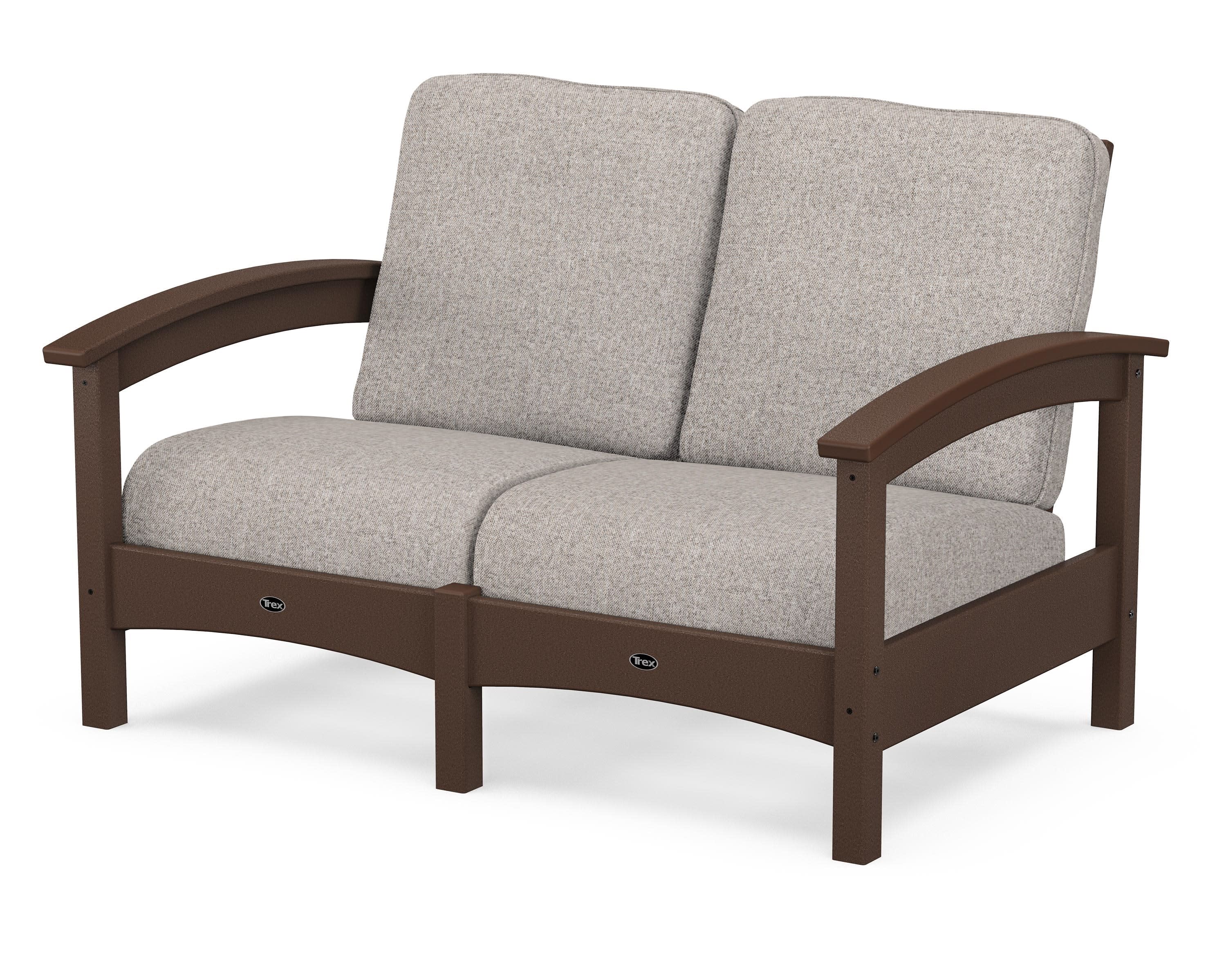 Rockport Club Loveseat in Vintage Lantern / Weathered Tweed
