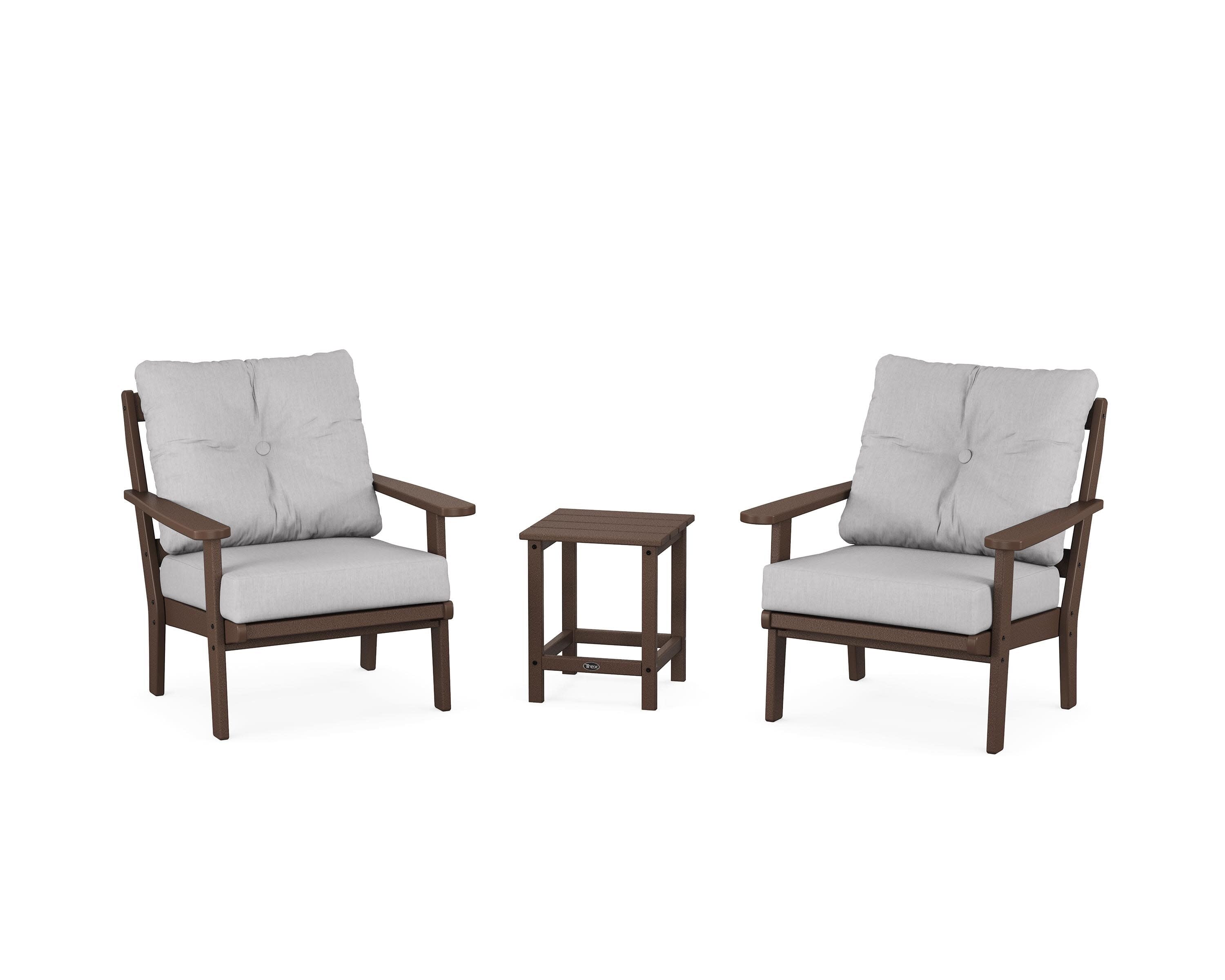 Cape Cod 3-Piece Deep Seating Set in Vintage Lantern / Granite