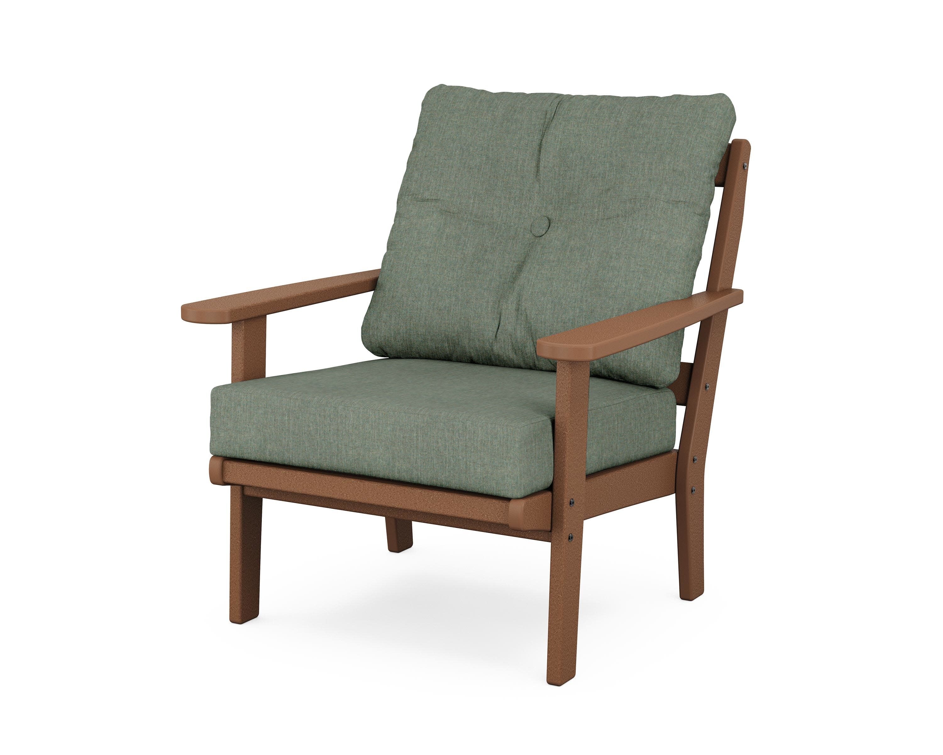 Cape Cod Deep Seating Chair in Tree House / Cast Sage