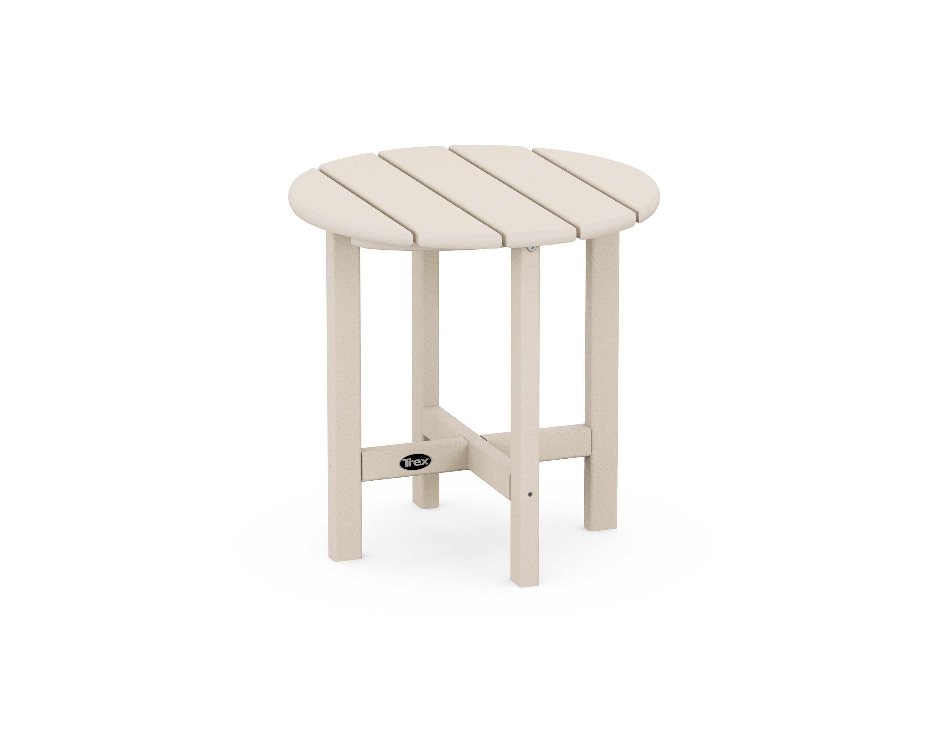 Cape Cod Round 18" Side Table in Sand Castle