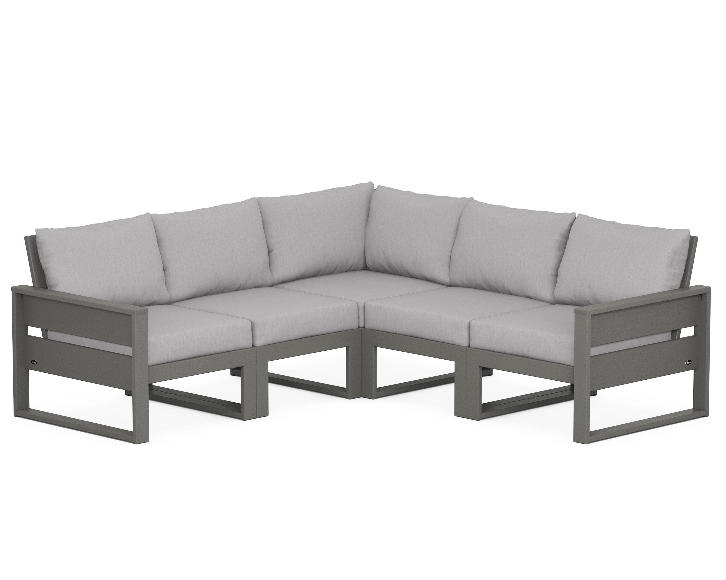 Eastport 5-Piece Sectional in Stepping Stone / Granite
