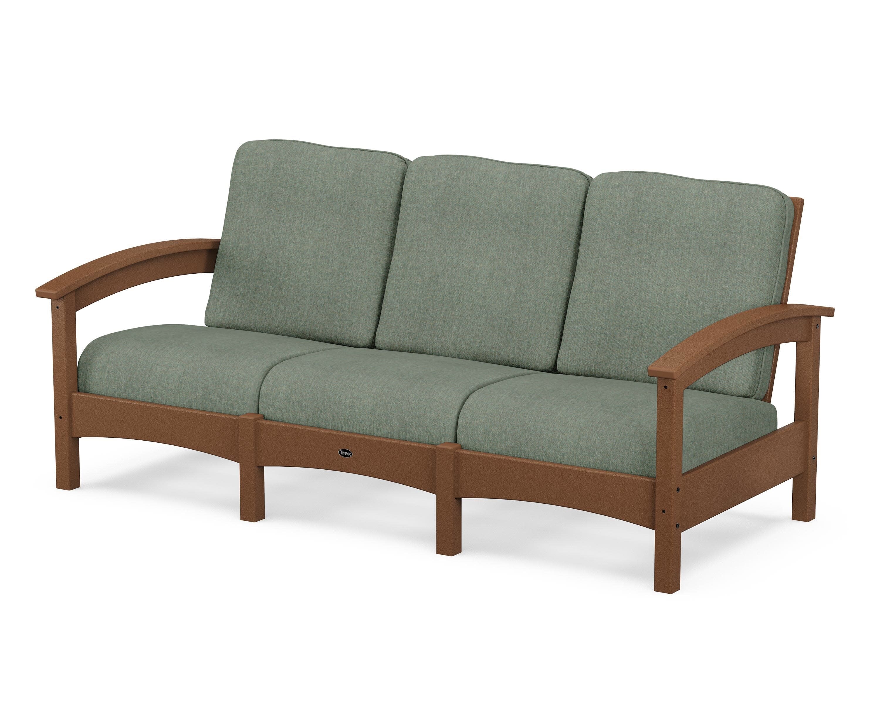 Rockport Club Sofa in Tree House / Cast Sage