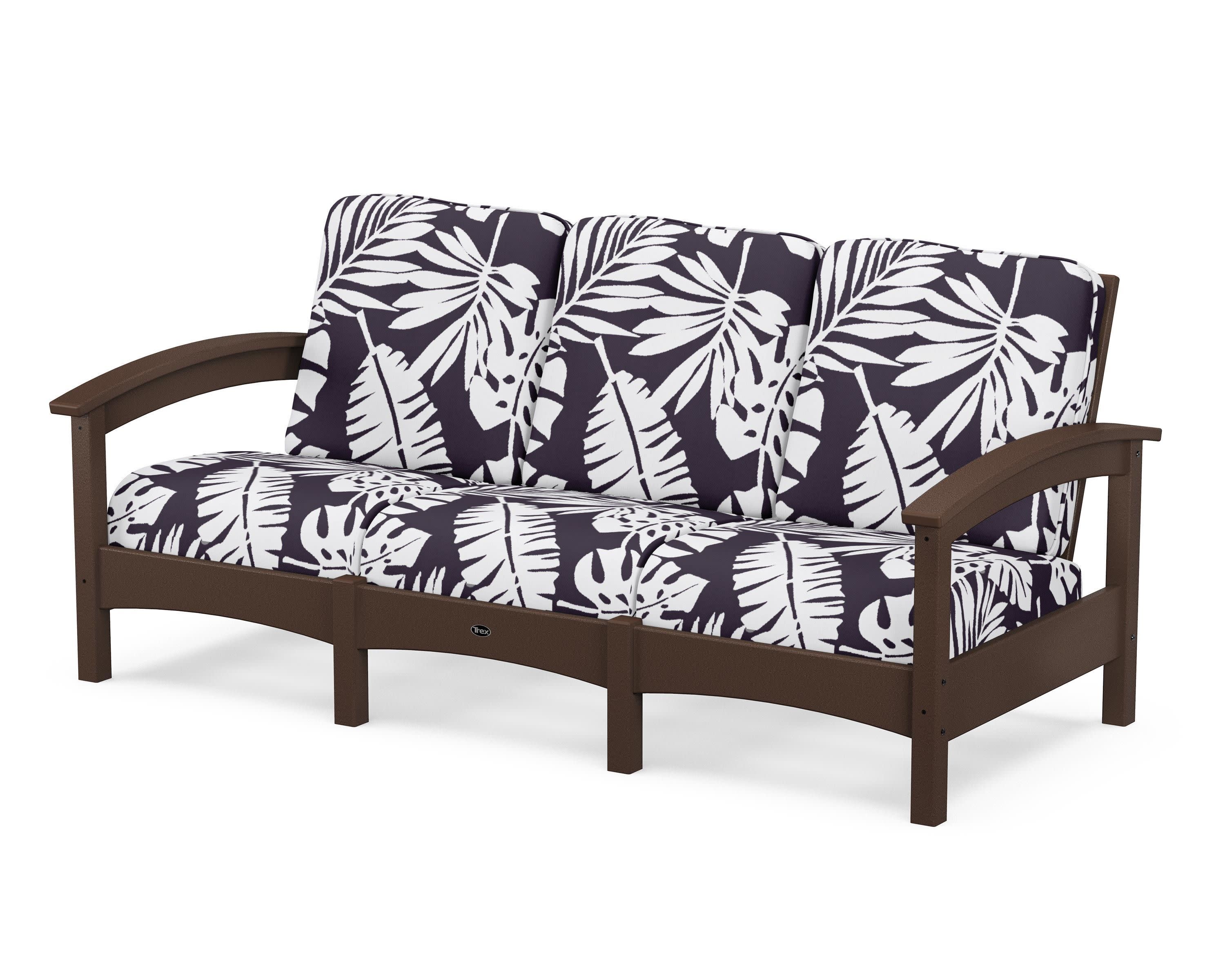 Rockport Club Sofa in Vintage Lantern / Leaf Navy