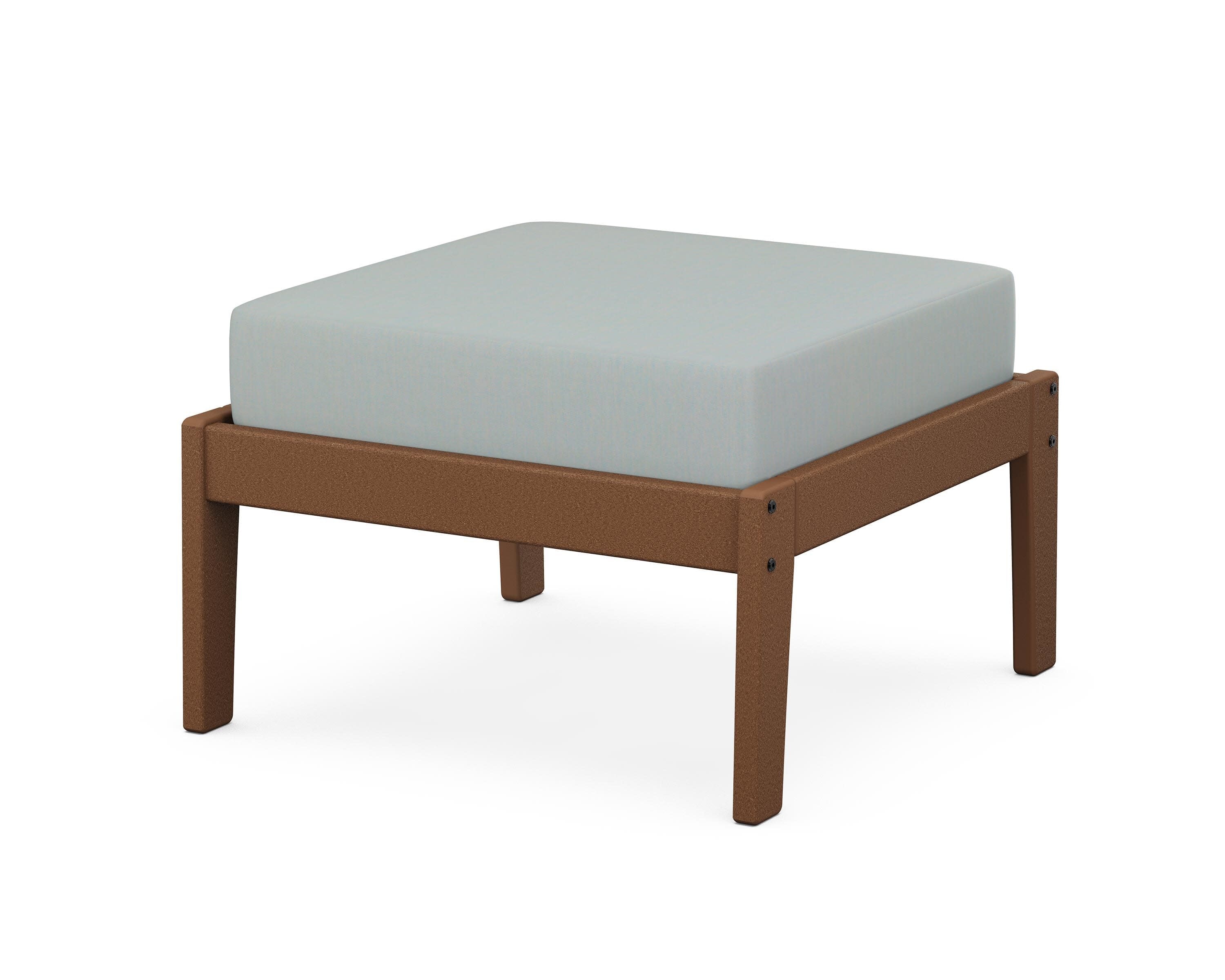 Deep Seating Ottoman in Teak / Spa