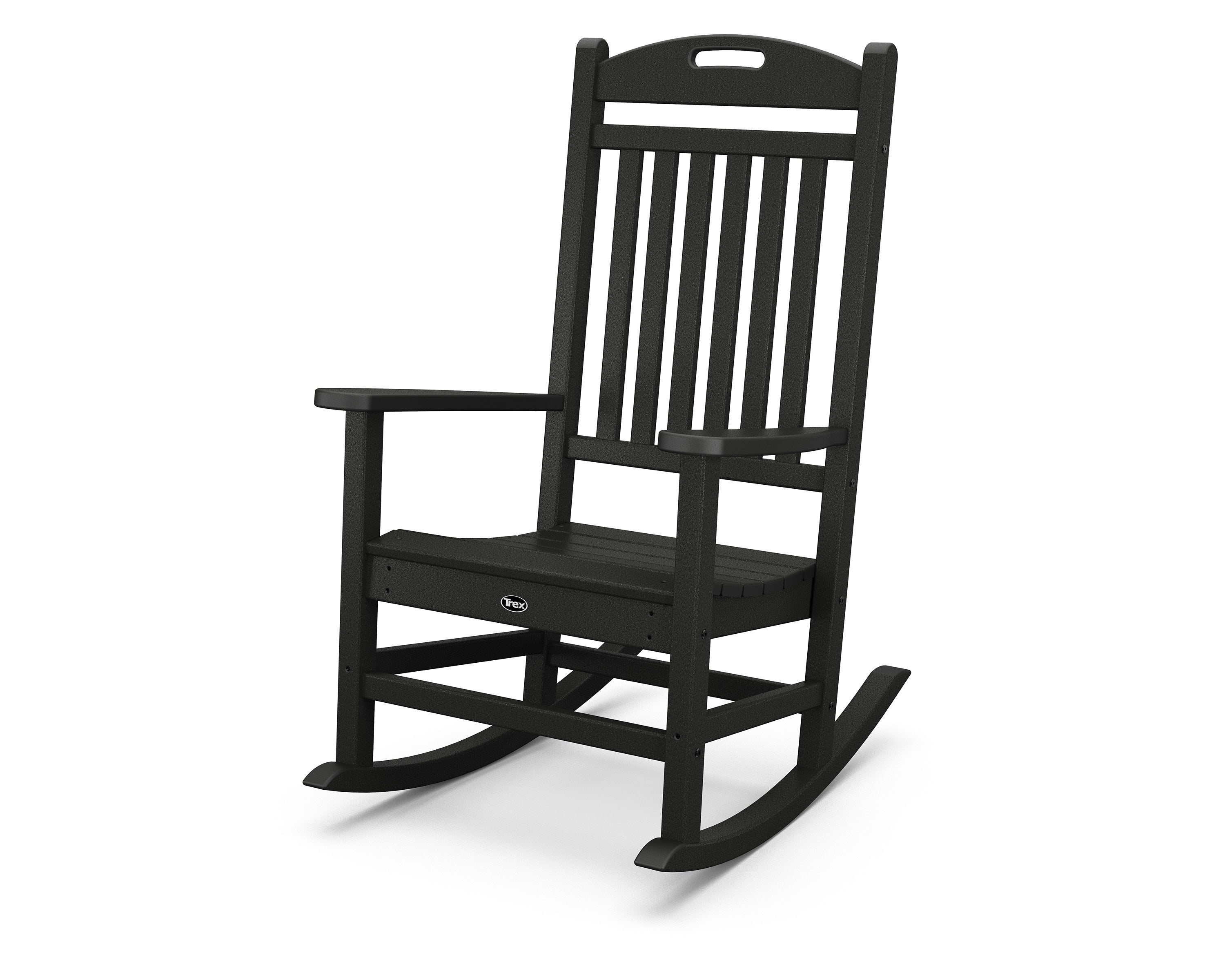 Yacht Club Rocking Chair in Charcoal Black
