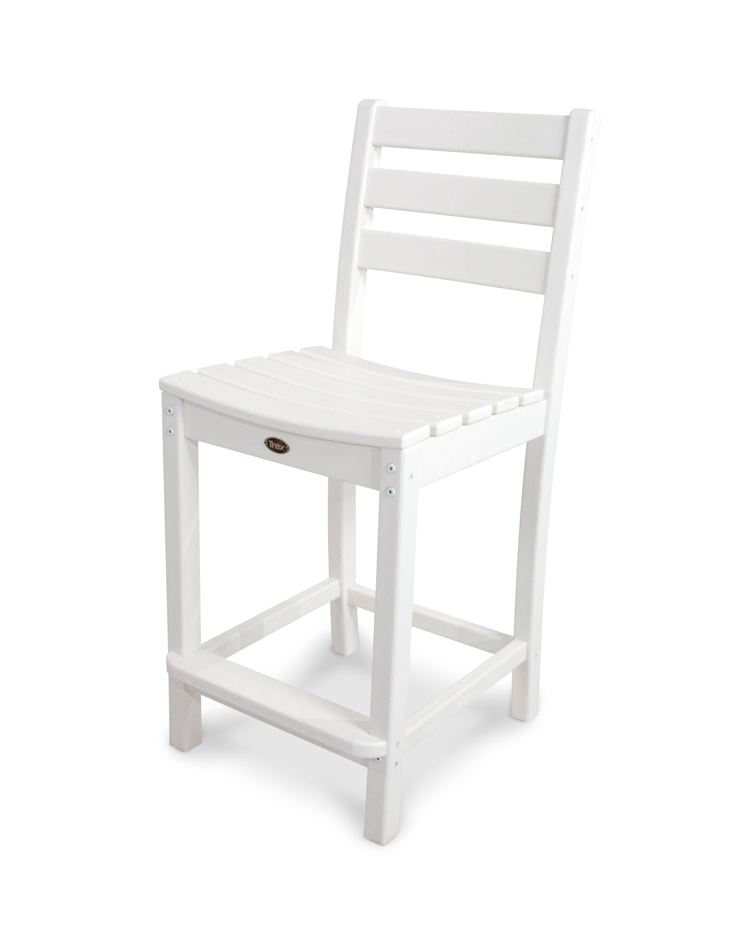 Monterey Bay Counter Side Chair in Classic White