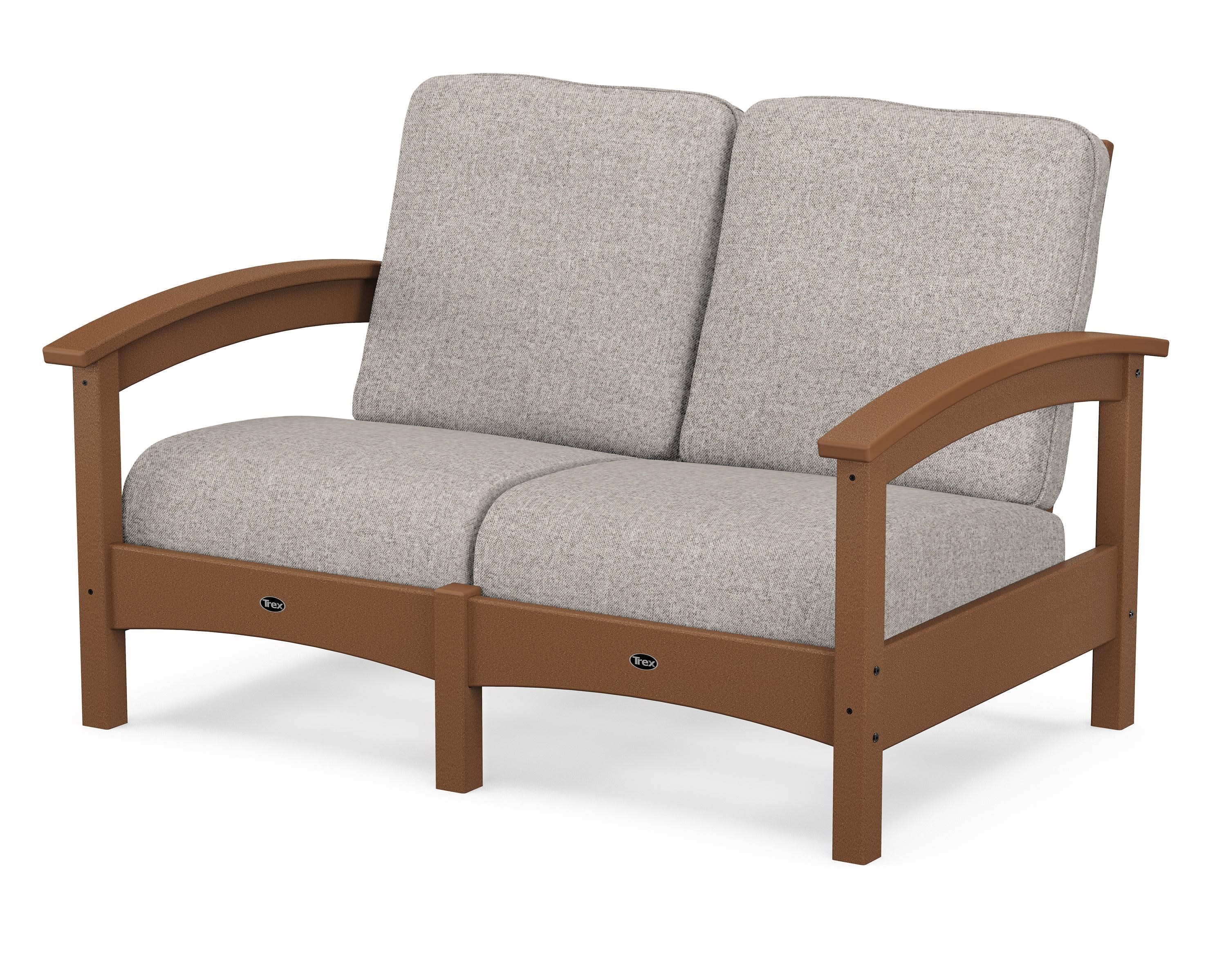 Rockport Club Loveseat in Tree House / Weathered Tweed