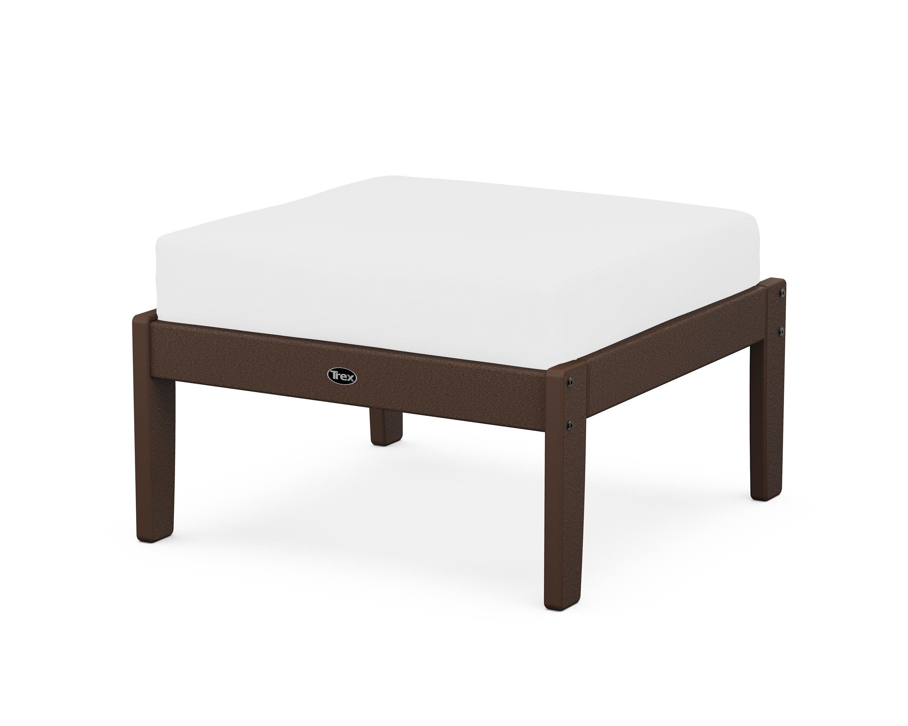 Yacht Club Deep Seating Ottoman in Vintage Lantern / Natural