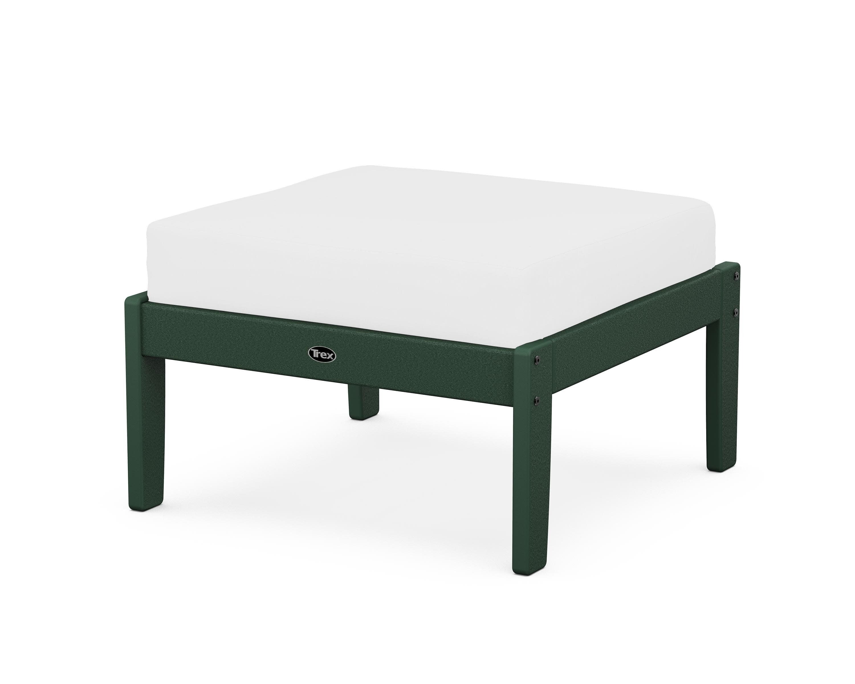 Yacht Club Deep Seating Ottoman in Rainforest Canopy / Natural