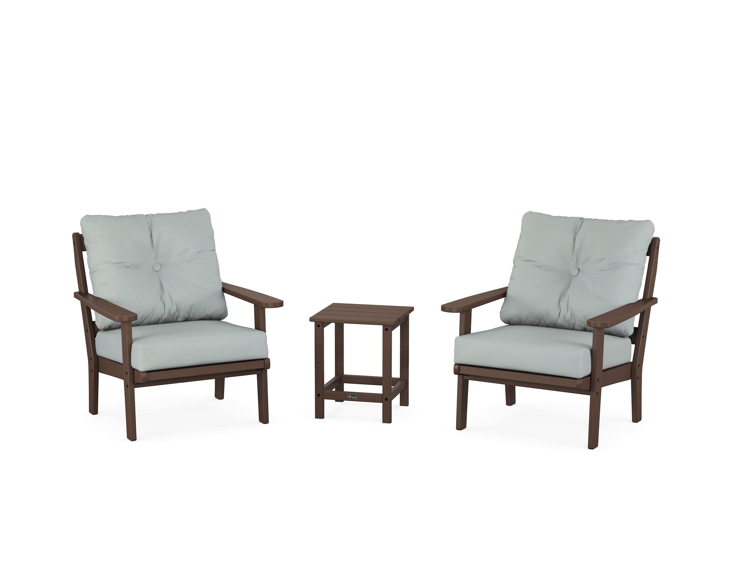 Cape Cod 3-Piece Deep Seating Set in Vintage Lantern / Spa