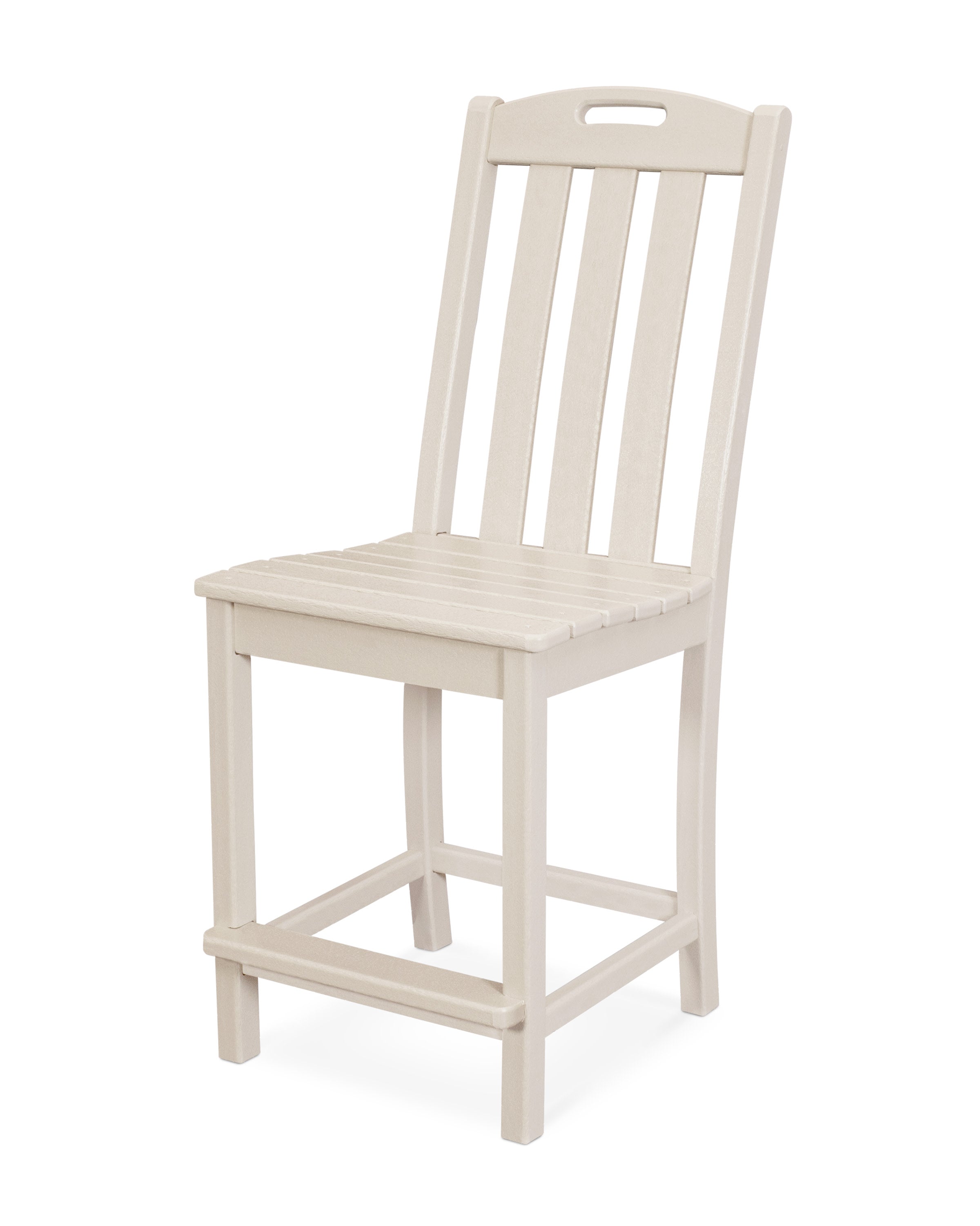 Yacht Club Counter Side Chair in Sand Castle
