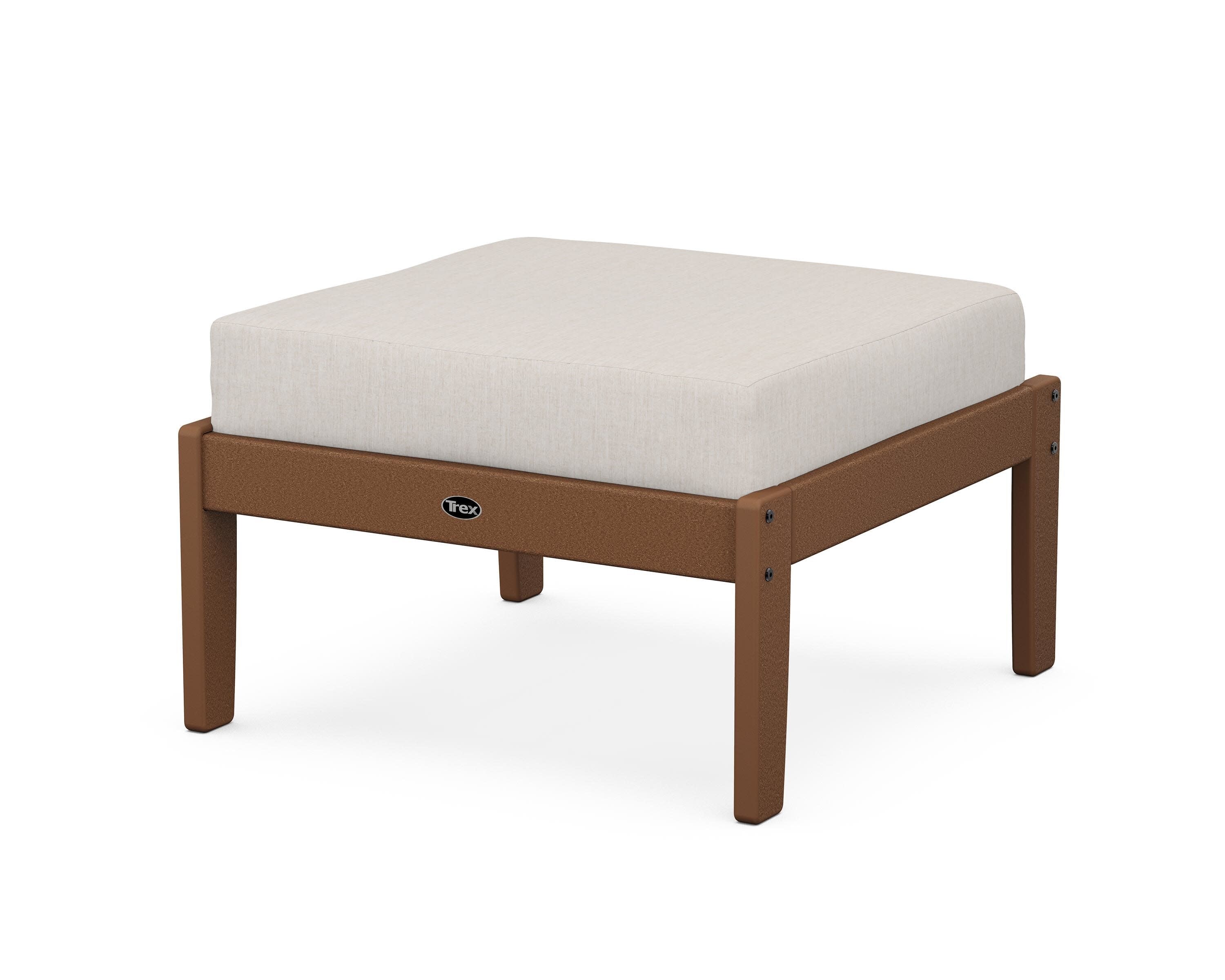 Yacht Club Deep Seating Ottoman in Tree House / Cast Ash
