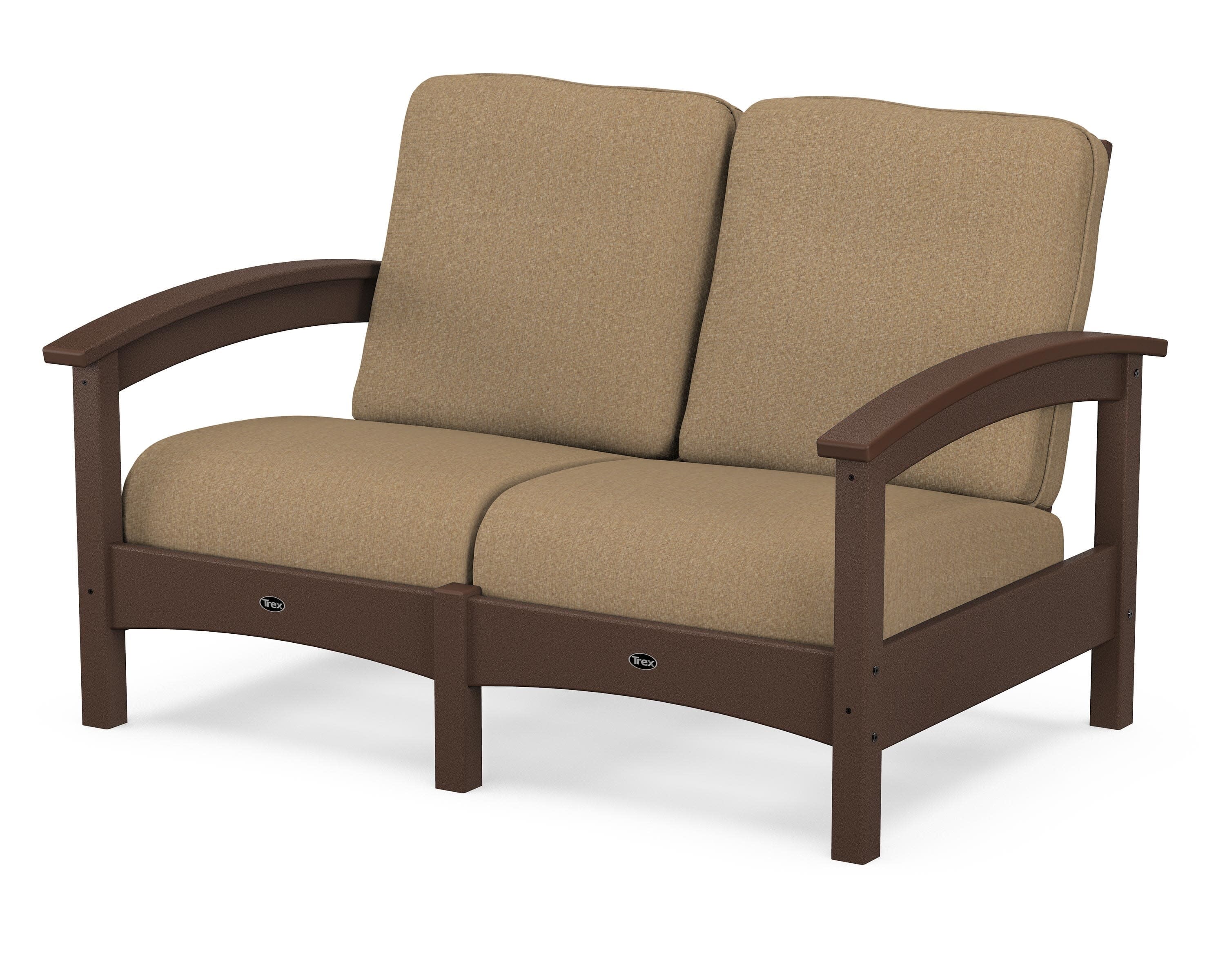 Rockport Club Loveseat in Vintage Lantern / Sesame