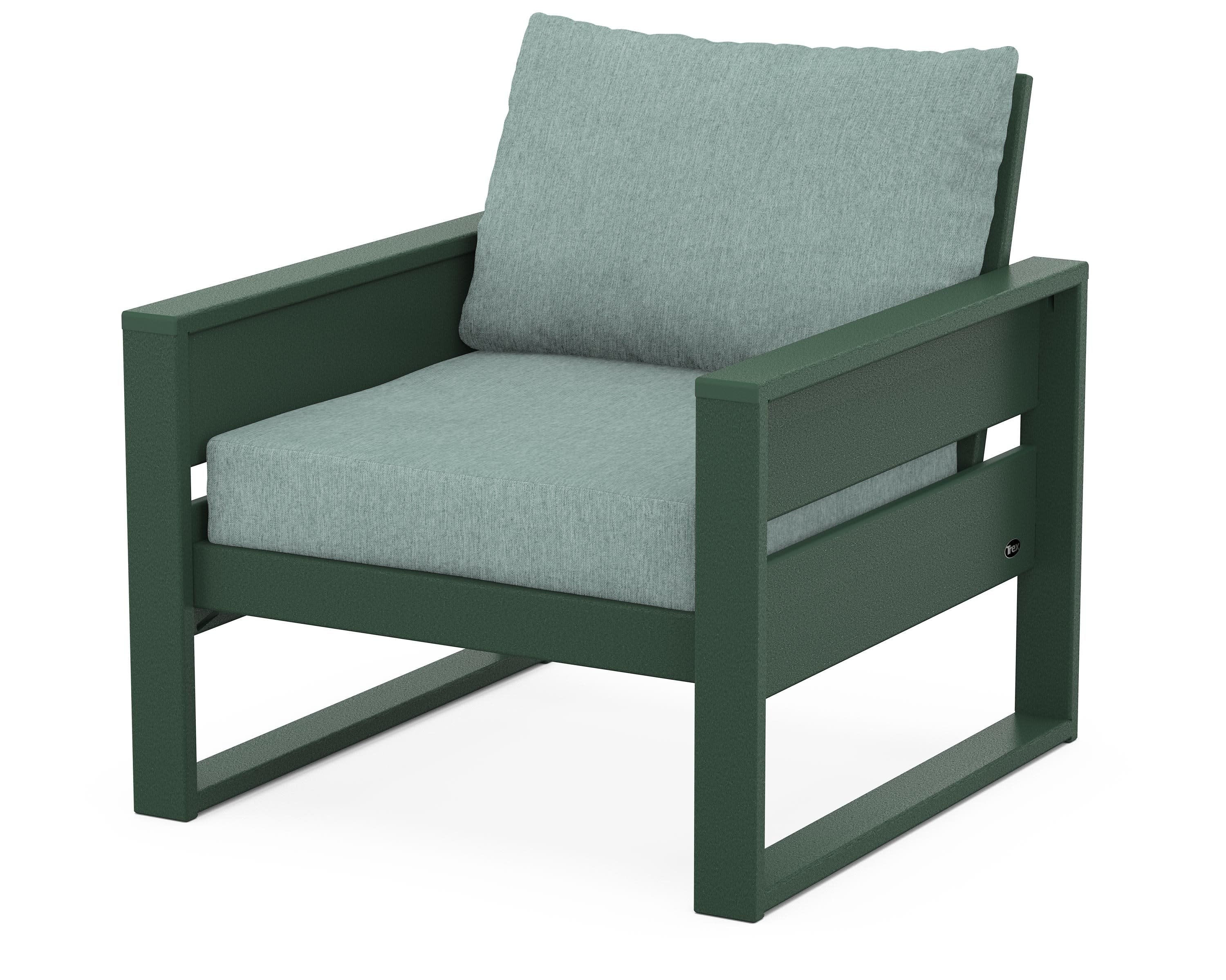 Eastport Club Chair in Rainforest Canopy / Glacier Spa