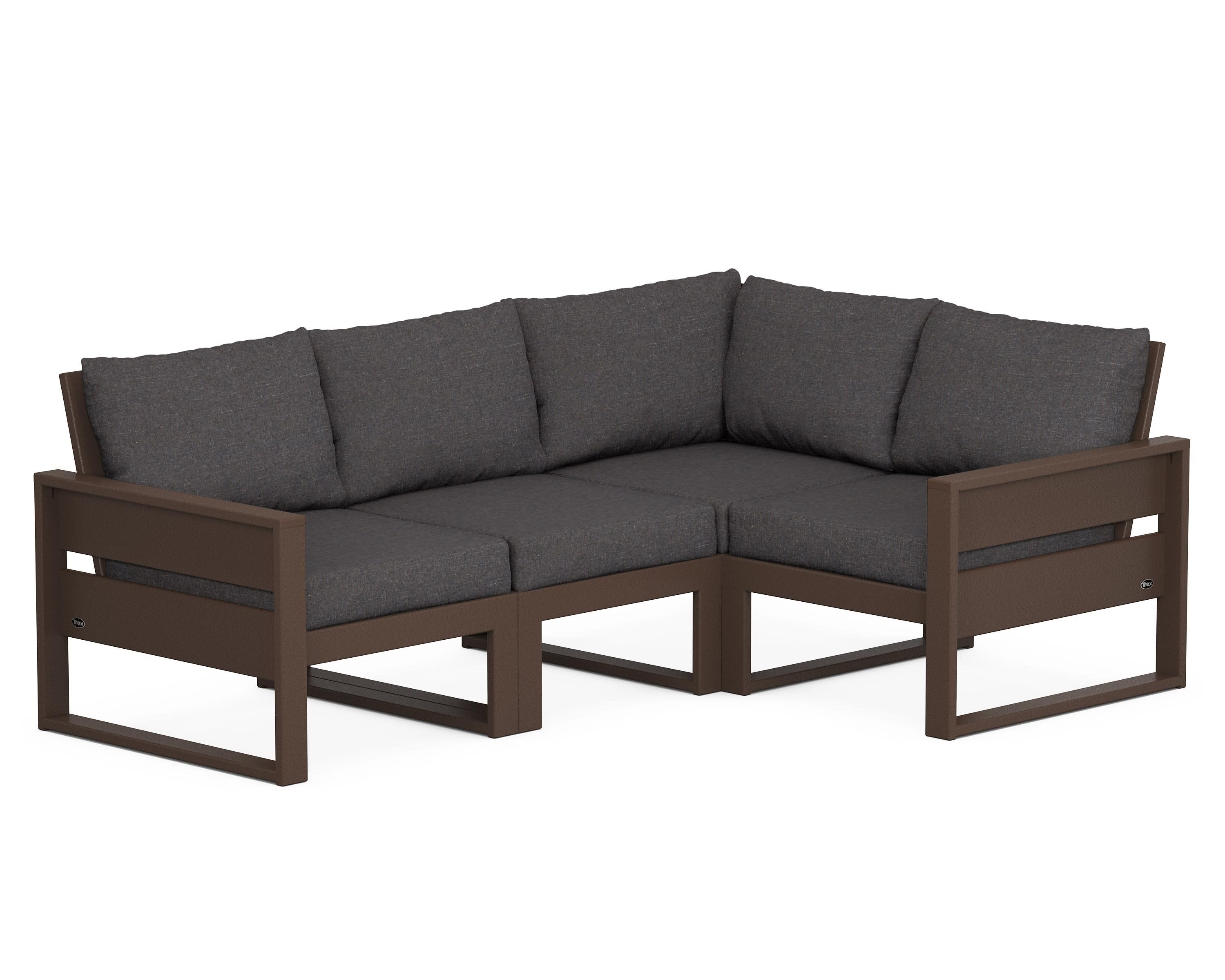 Eastport 4- Piece Sectional in Vintage Lantern / Ash Charcoal