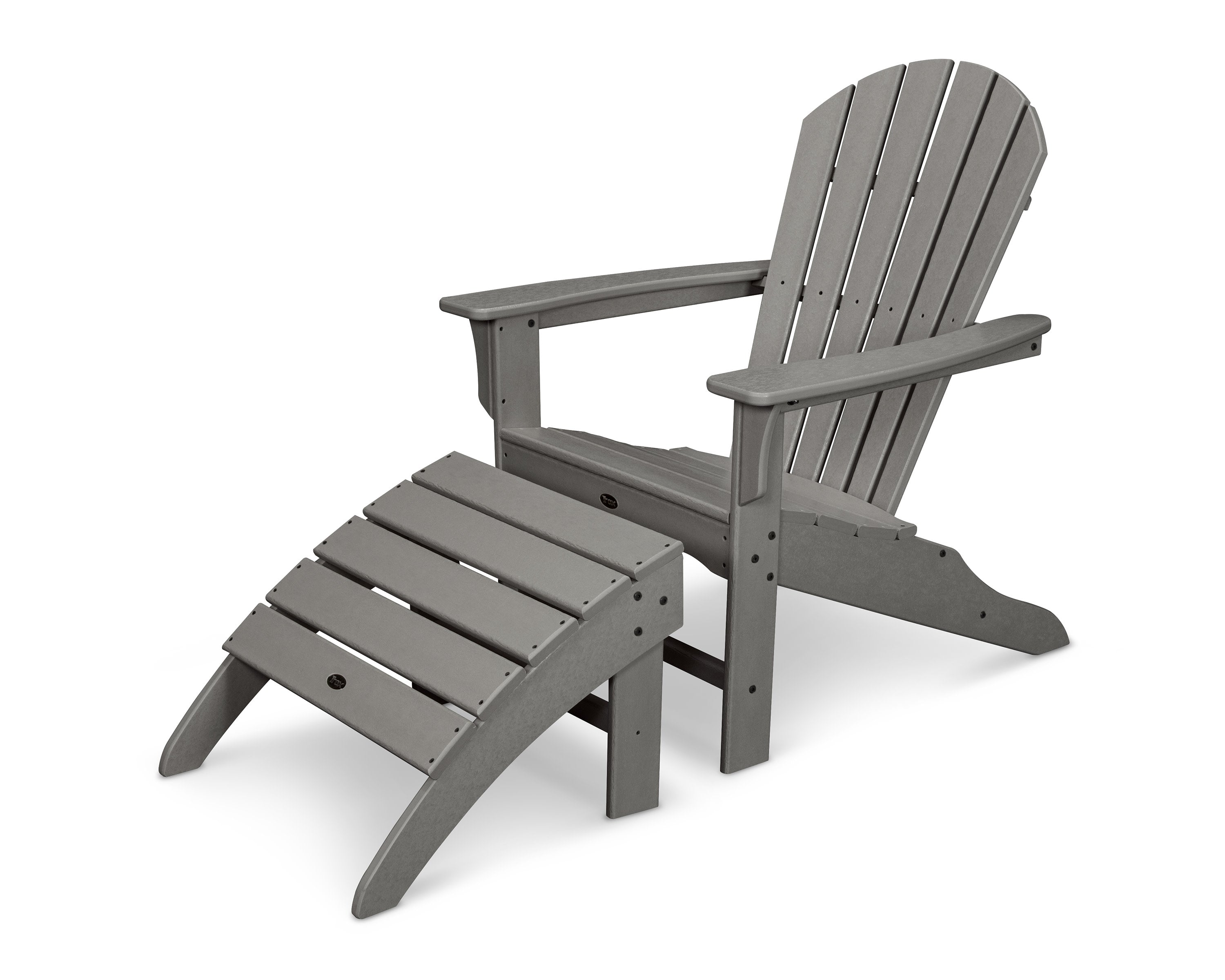 Yacht Club Shellback 2-Piece Adirondack Seating Set in Stepping Stone