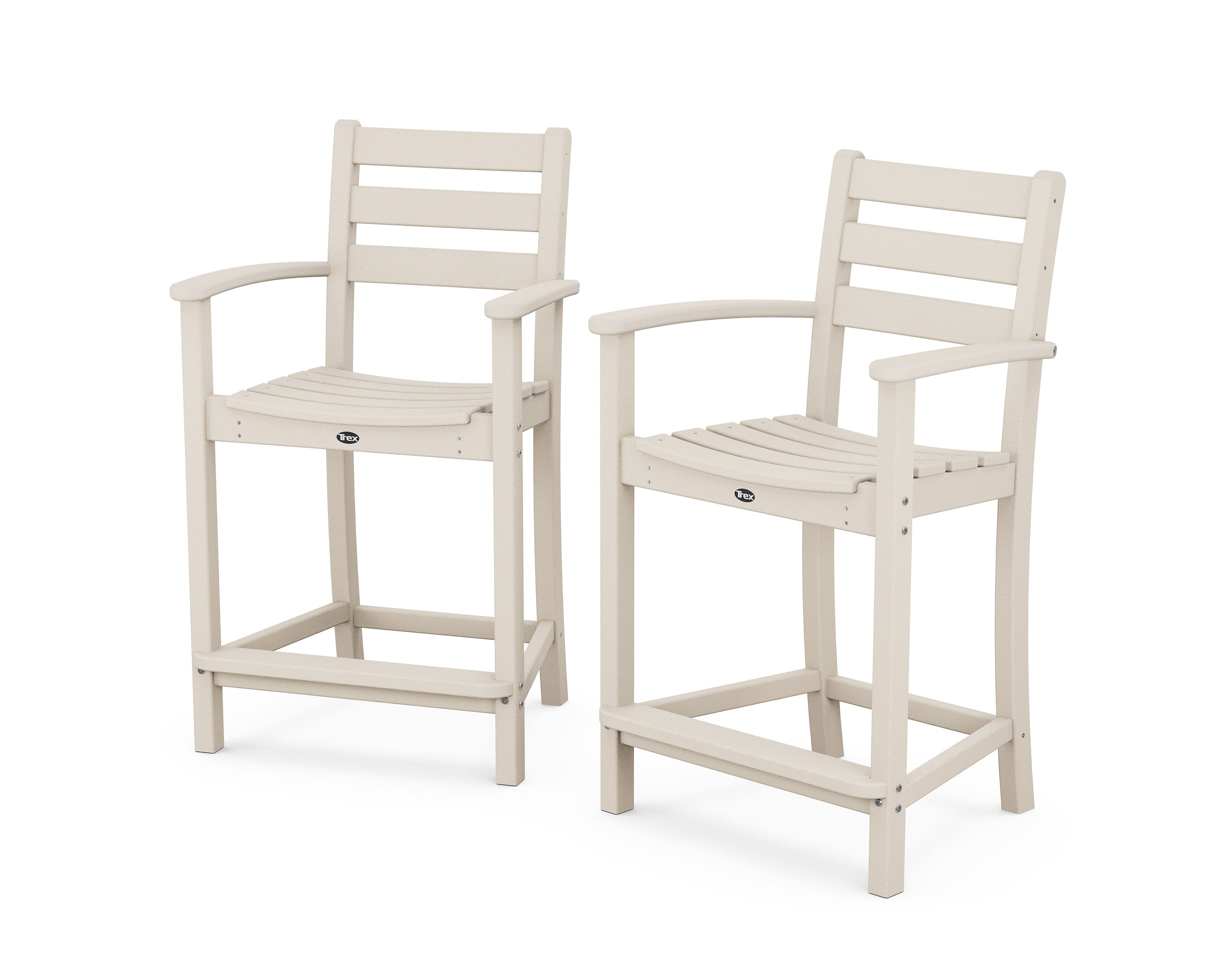 Monterey Bay 2-Piece Counter Chair Set in Sand Castle
