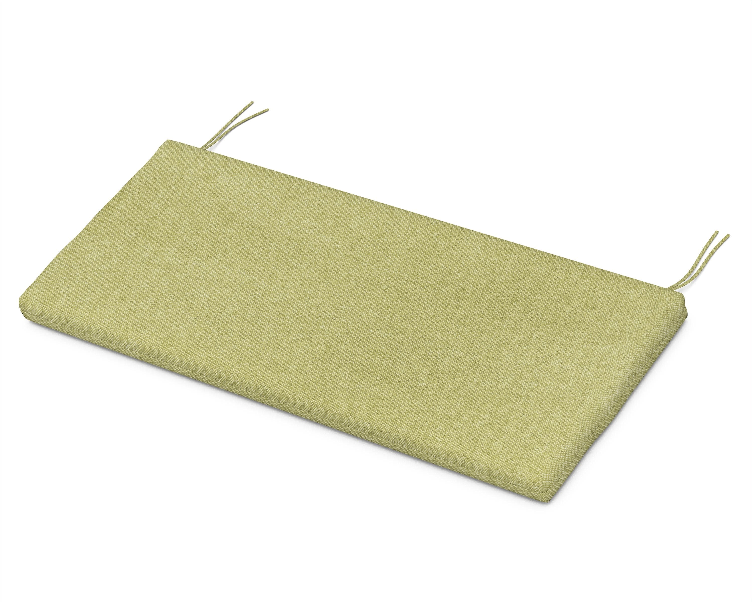 Bench Seat Cushion 17.25"D x 43.5"W x 2.5"H in Chartreuse Boucle