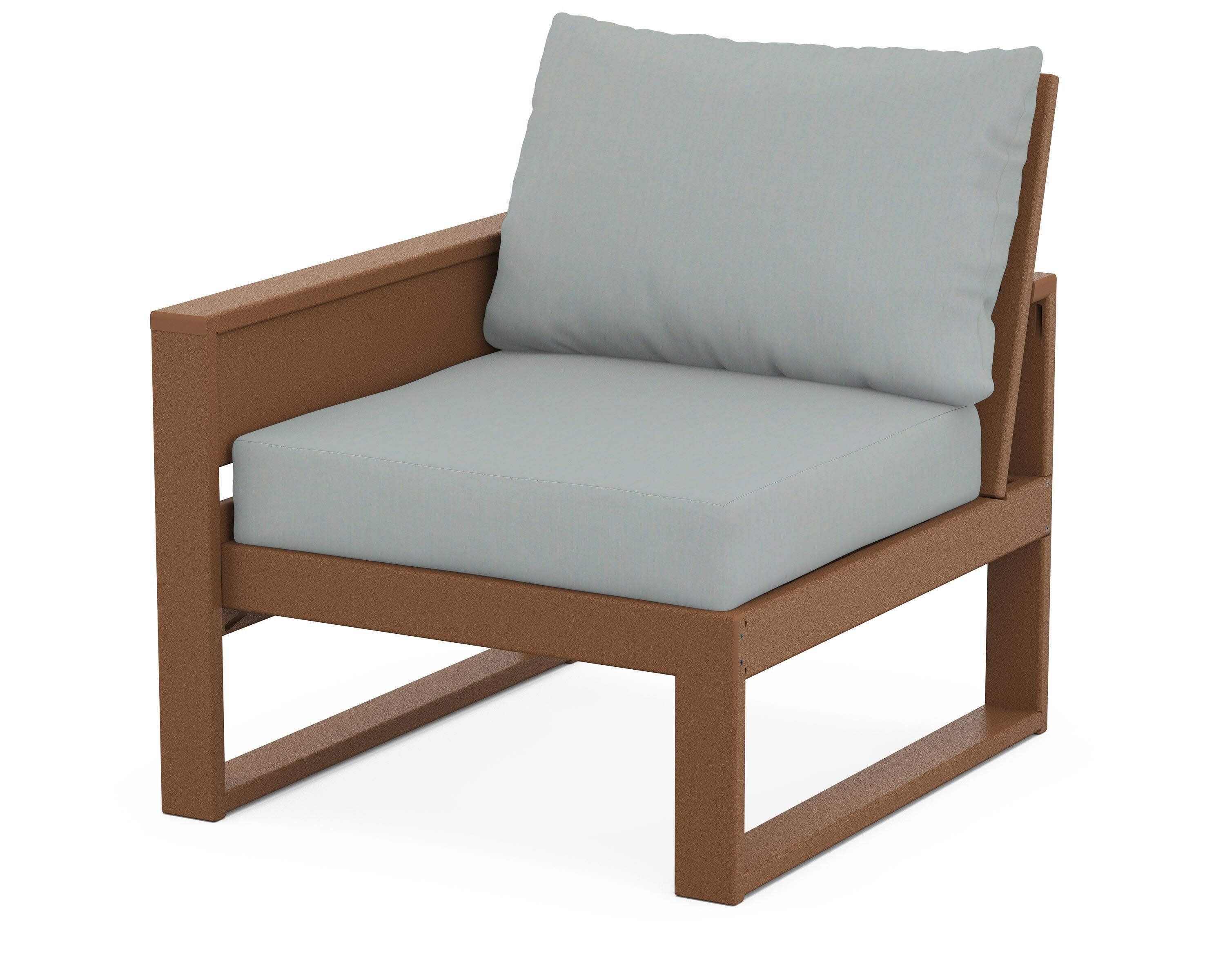 Eastport Modular Left Arm Chair in Tree House / Spa