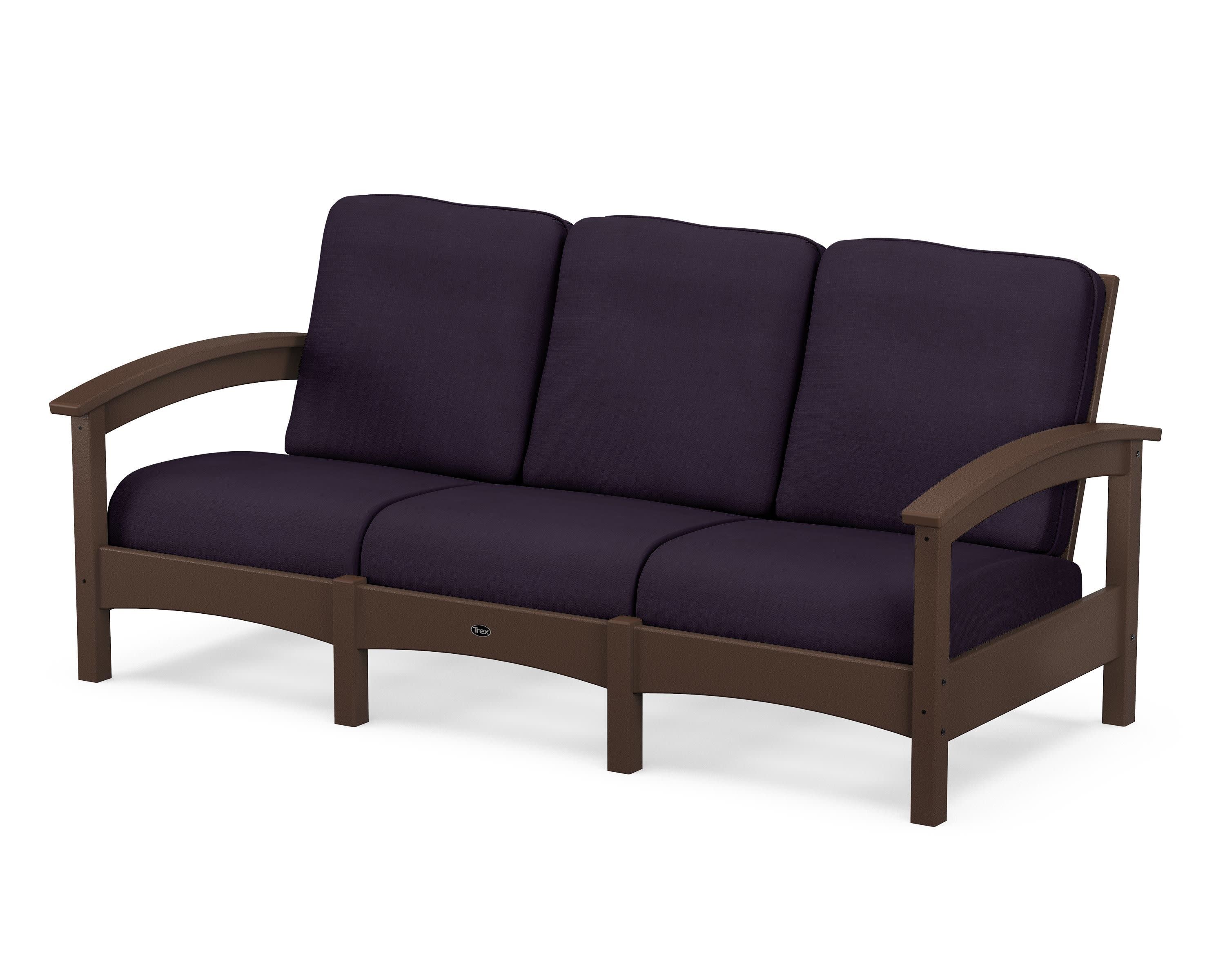 Rockport Club Sofa in Vintage Lantern / Navy Linen