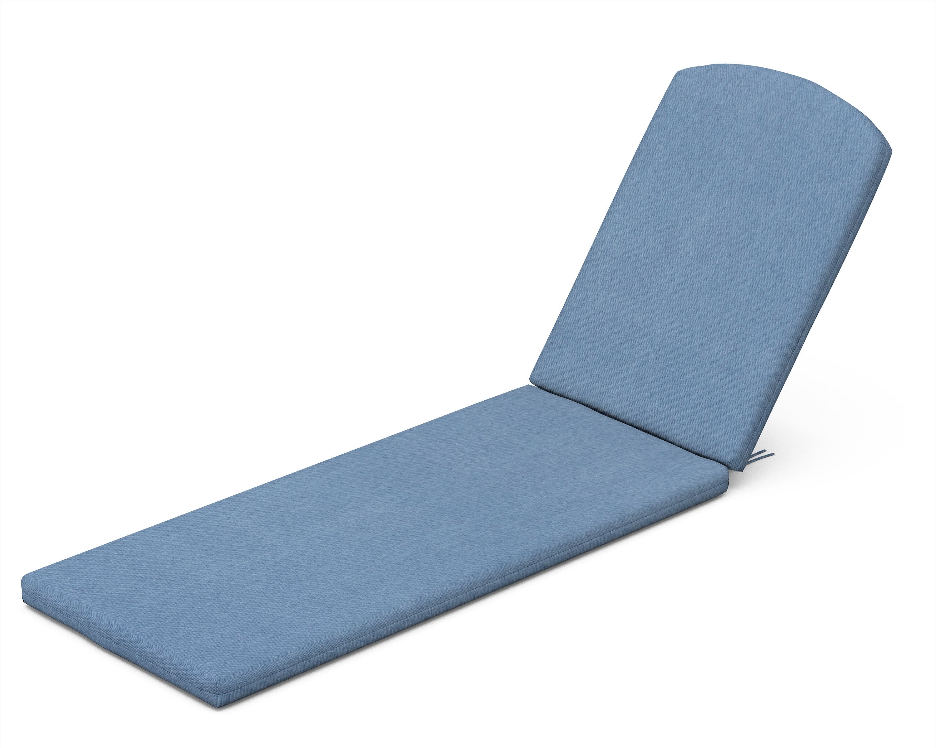 Chaise Cushion - 77"D x 21.25"W x 2.5"H in Sky Blue