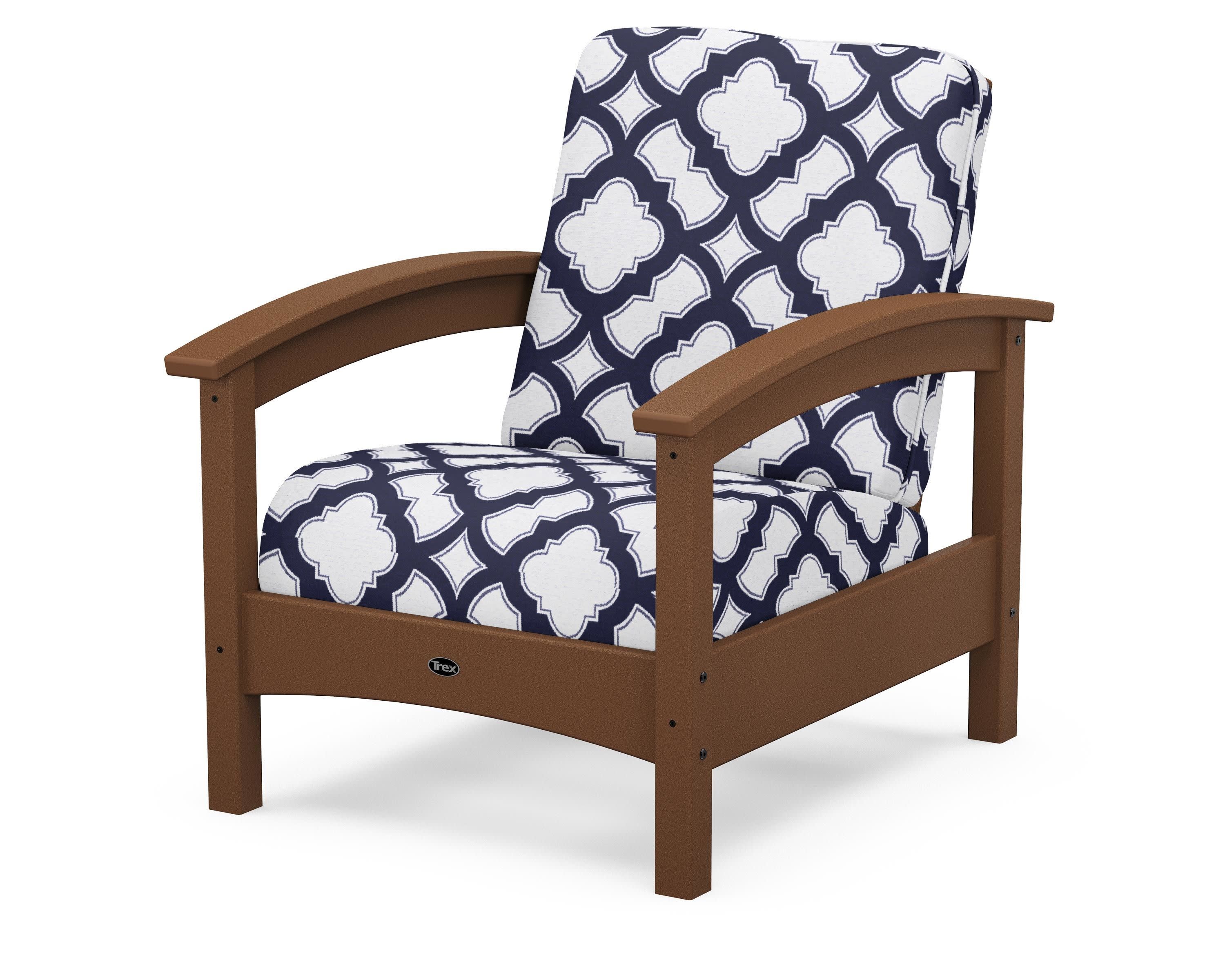 Rockport Club Chair in Tree House / Trellis Navy