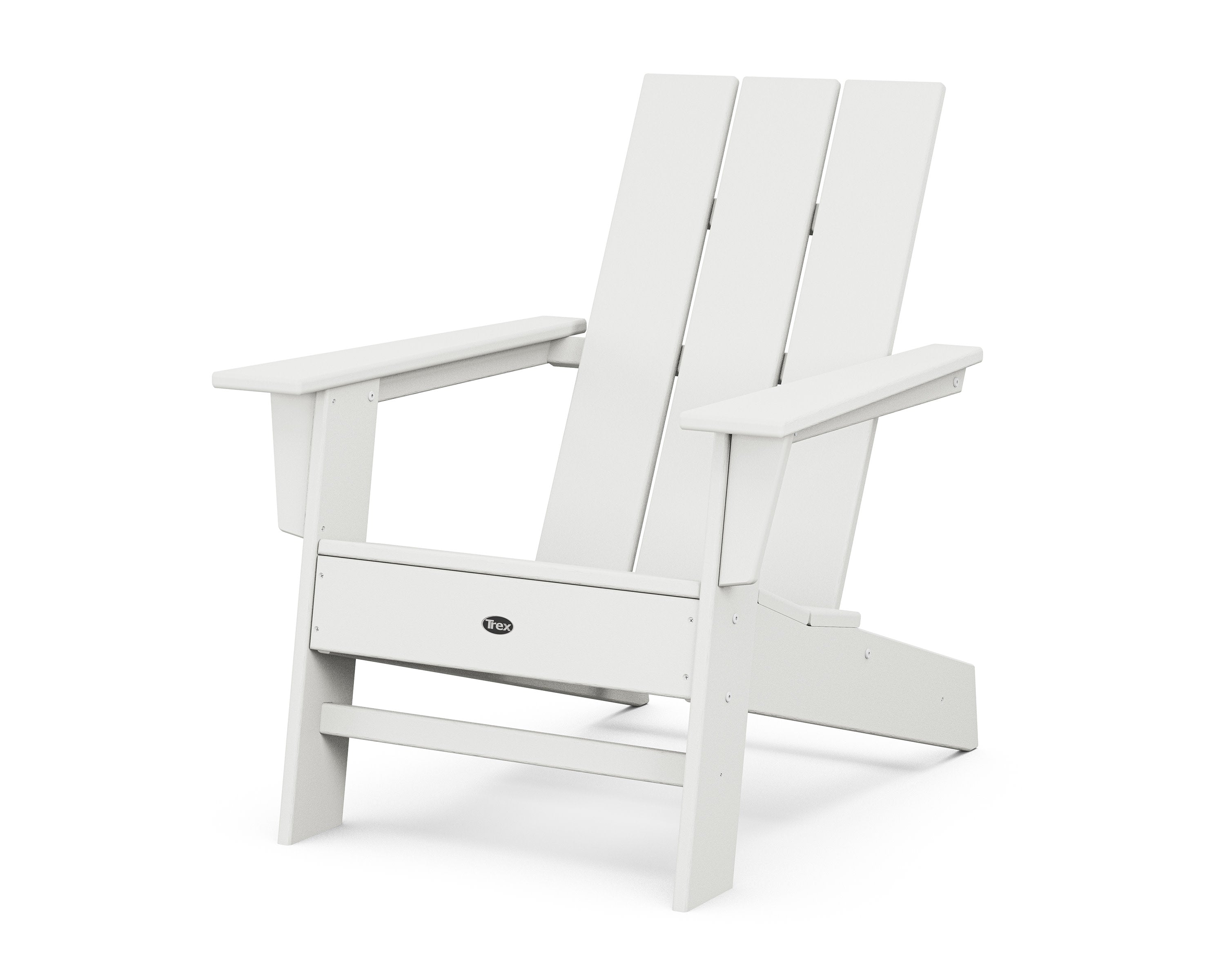Eastport Modern Adirondack Chair in Classic White