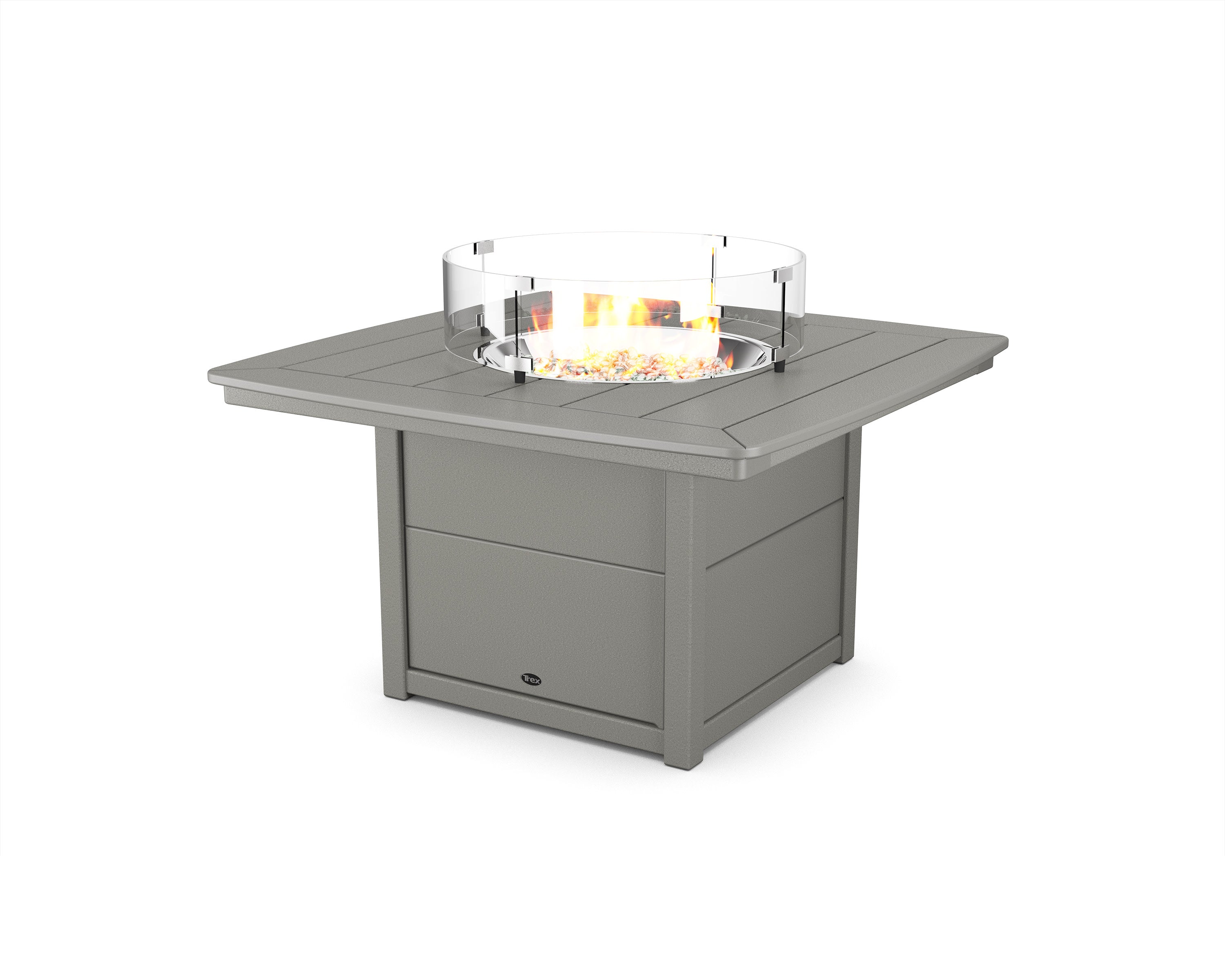 Yacht Club 42 Fire Pit Table in Stepping Stone