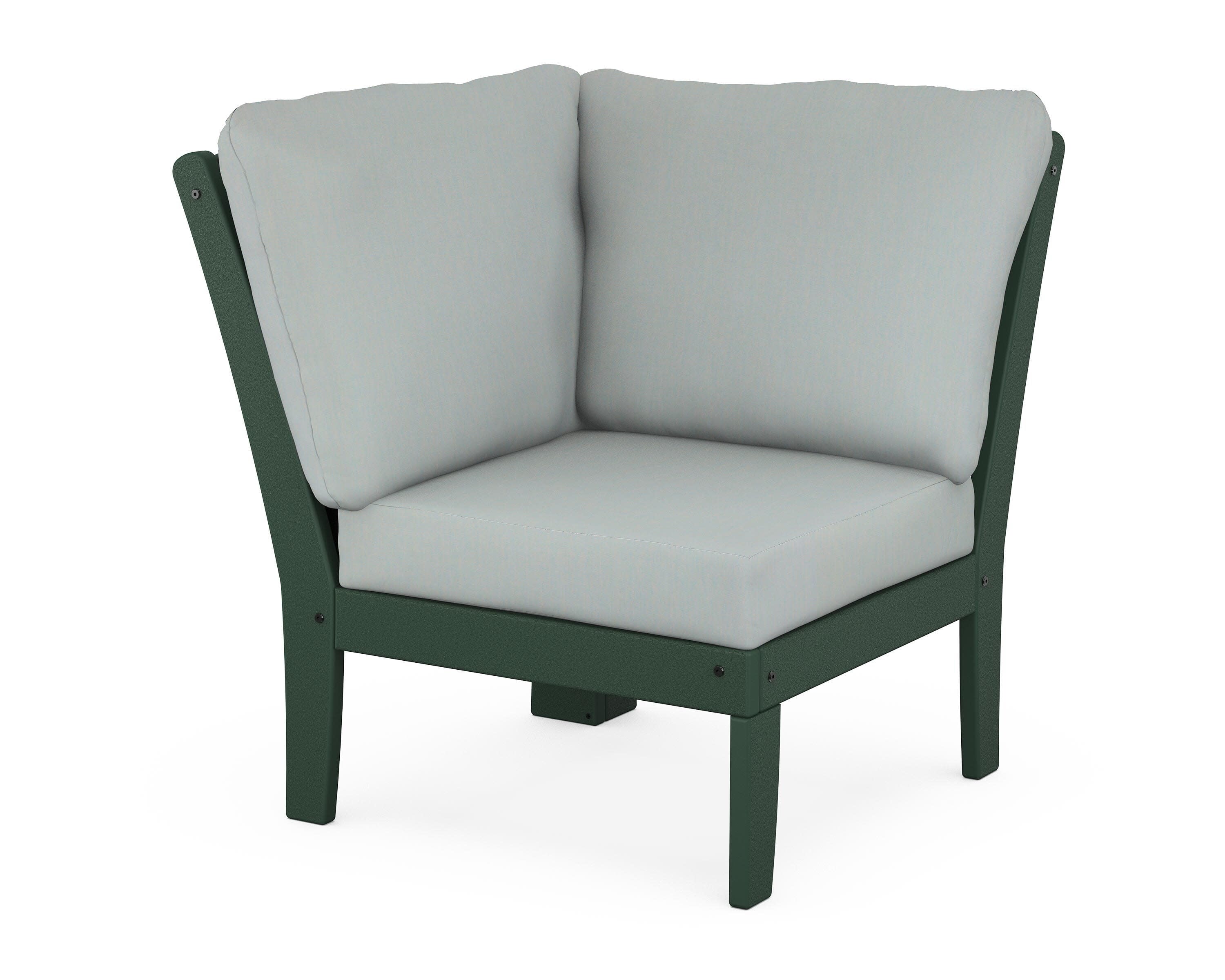 Yacht Club Modular Corner Chair in Rainforest Canopy / Spa