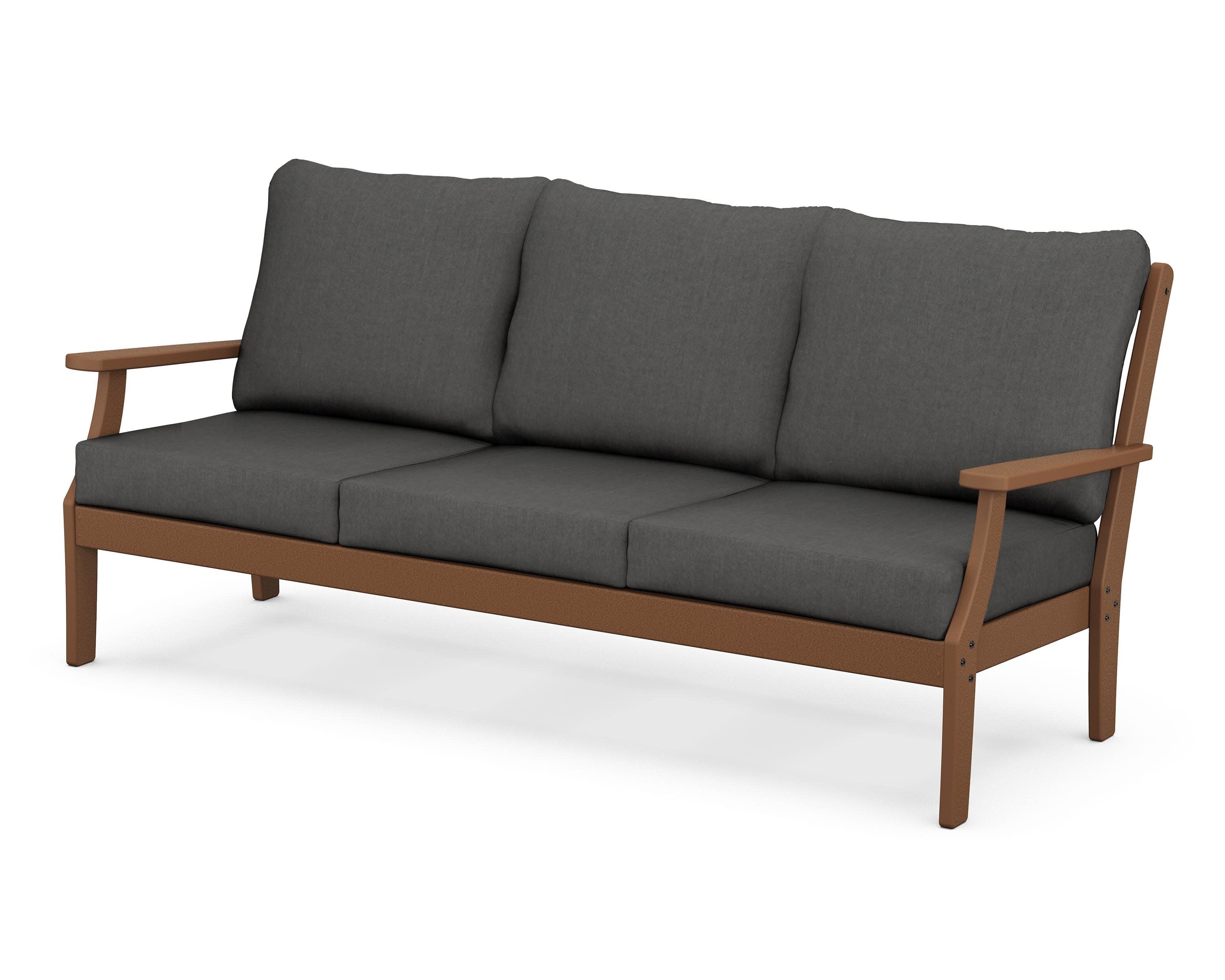 Yacht Club Deep Seating Sofa in Tree House / Spectrum Carbon