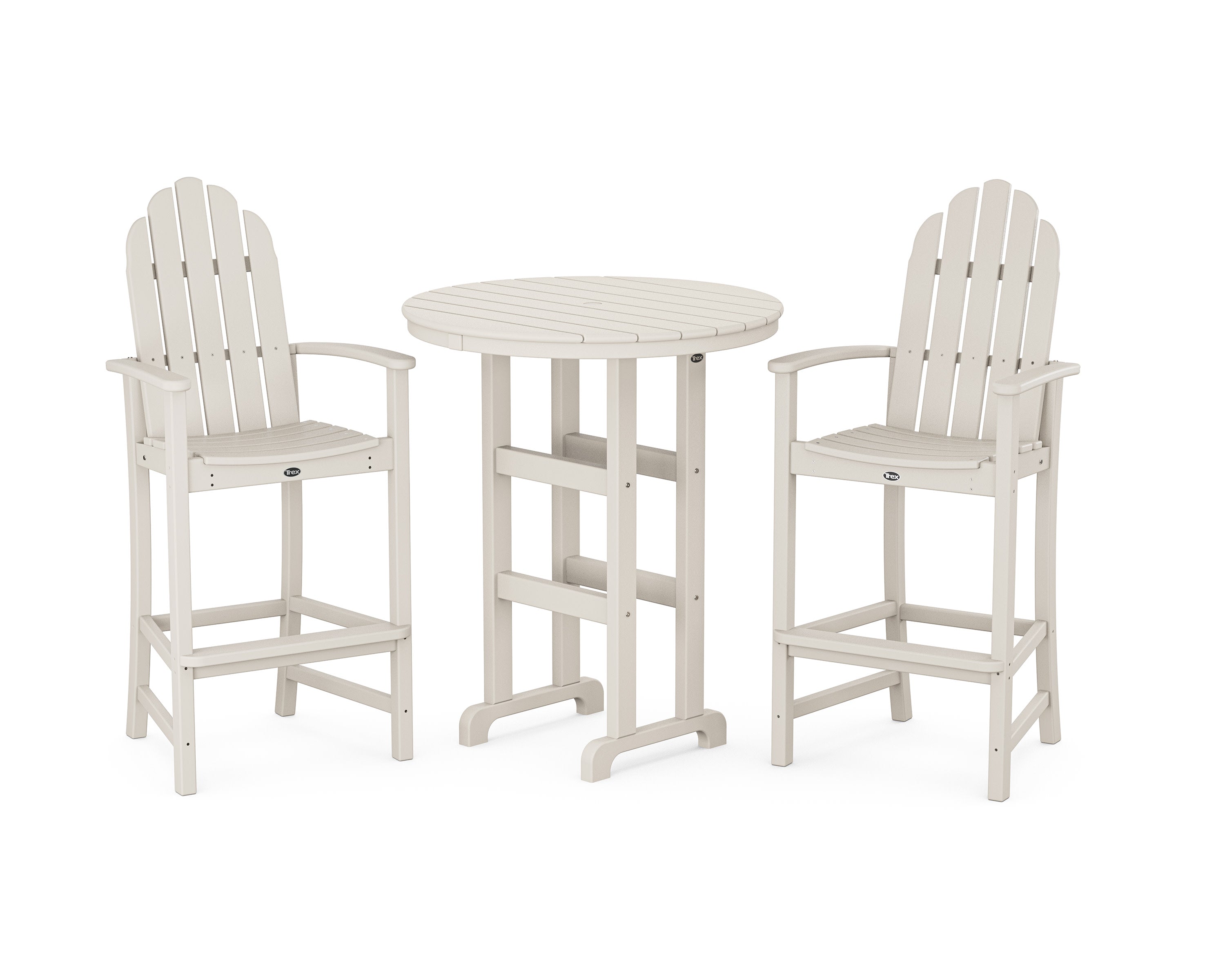 Cape Cod 3-Piece Round Bar Set in Sand Castle