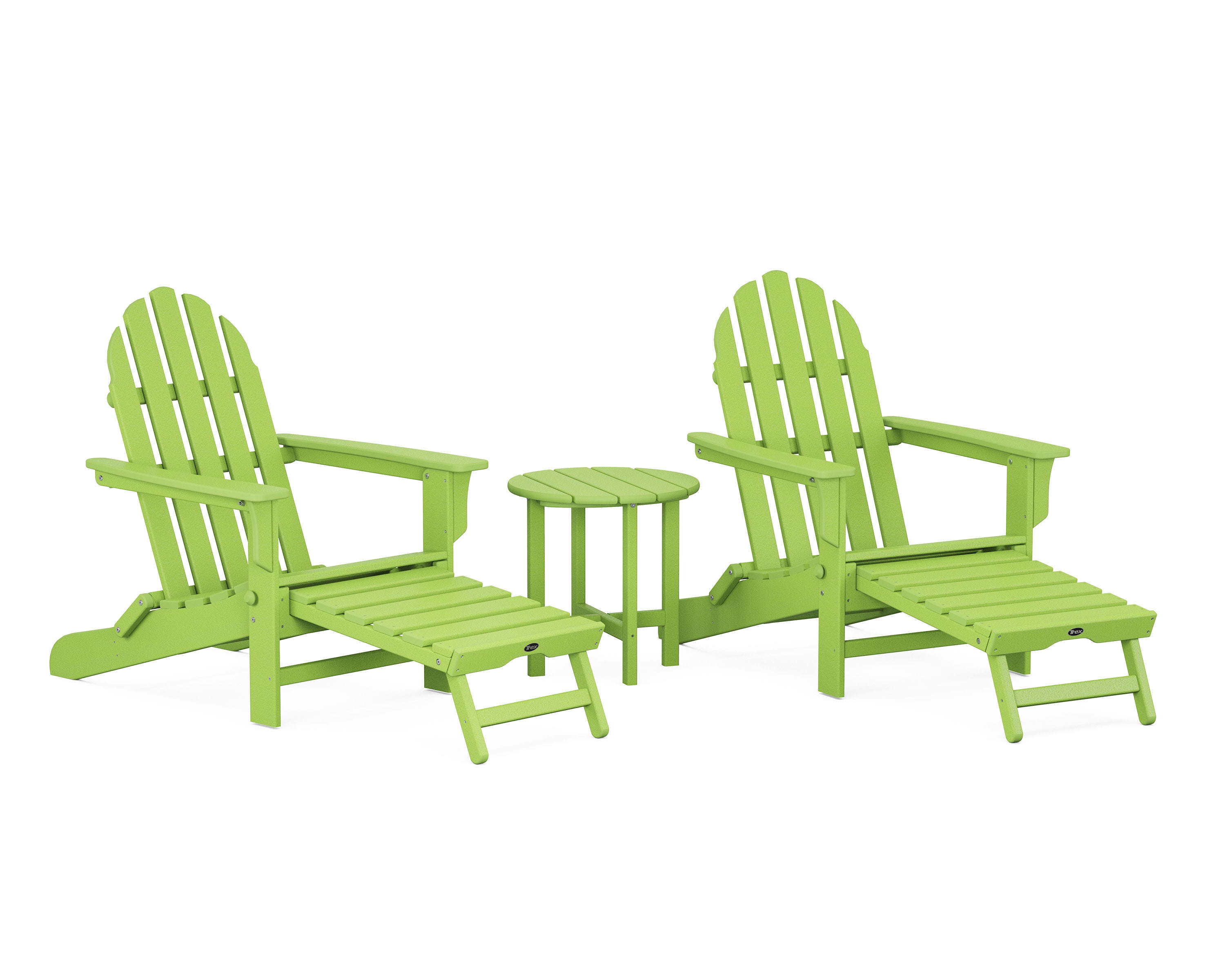 Cape Cod 3-Piece Ultimate Adirondack Set in Lime