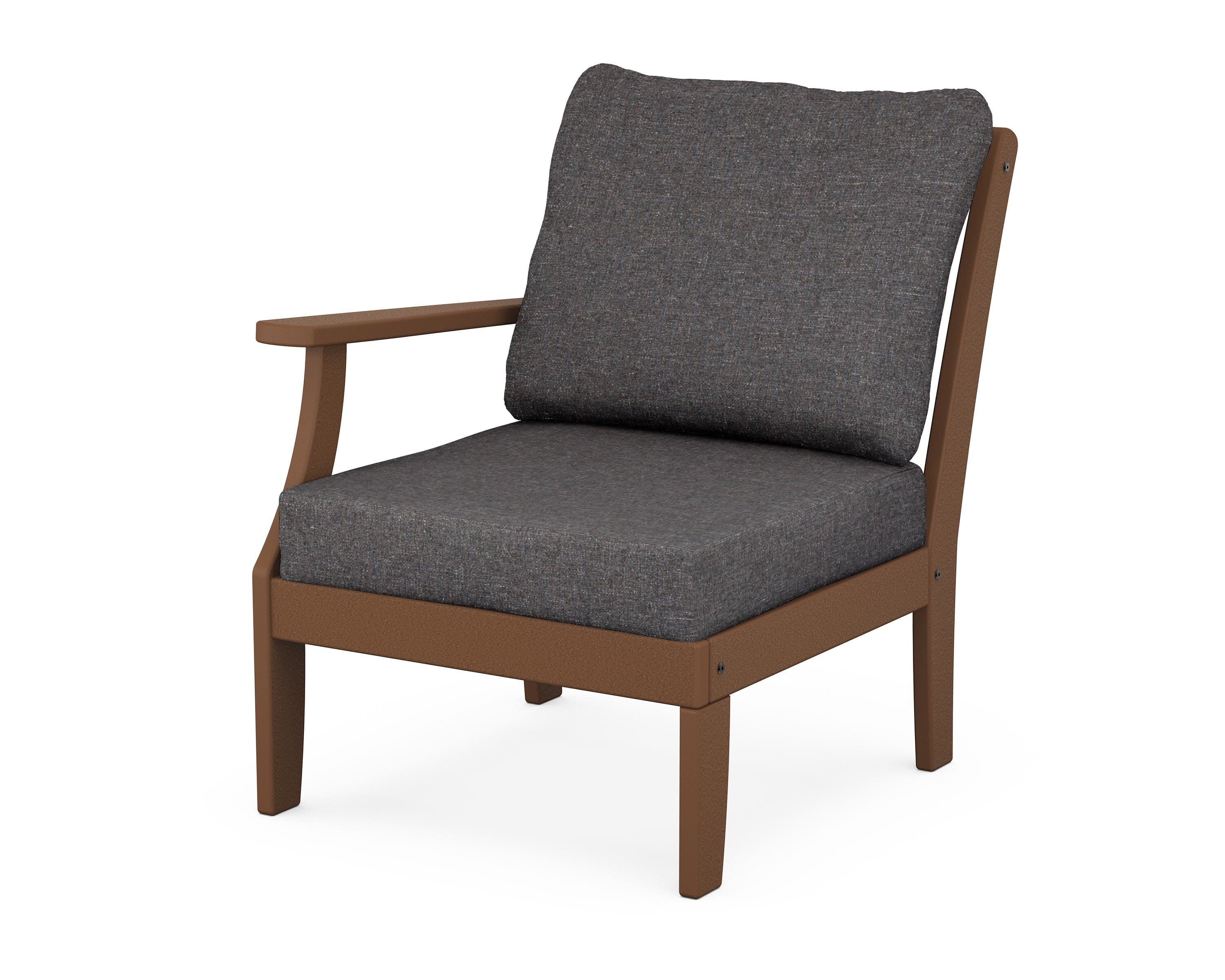 Yacht Club Modular Left Arm Chair in Tree House / Ash Charcoal