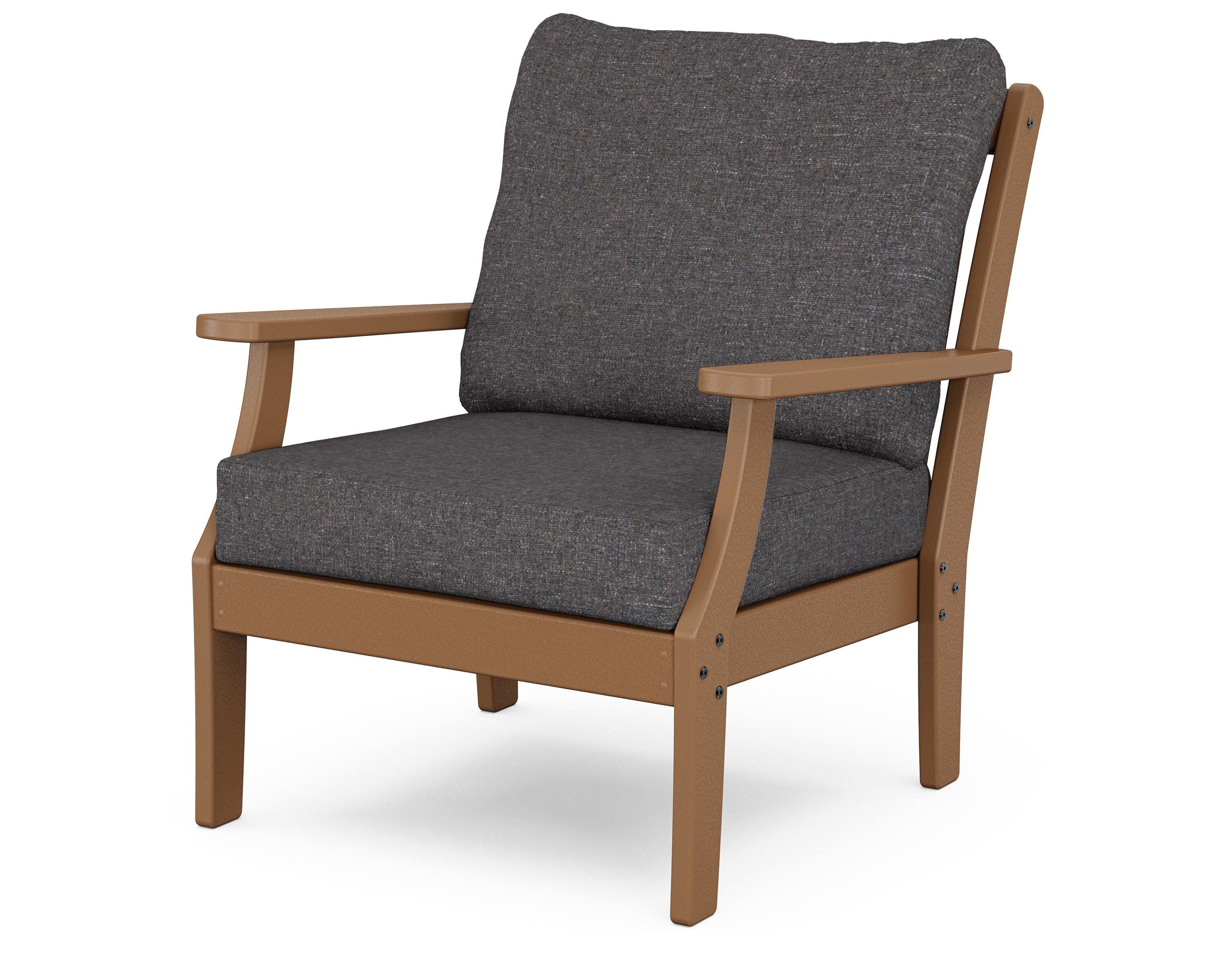 Yacht Club Deep Seating Chair in Tree House / Ash Charcoal