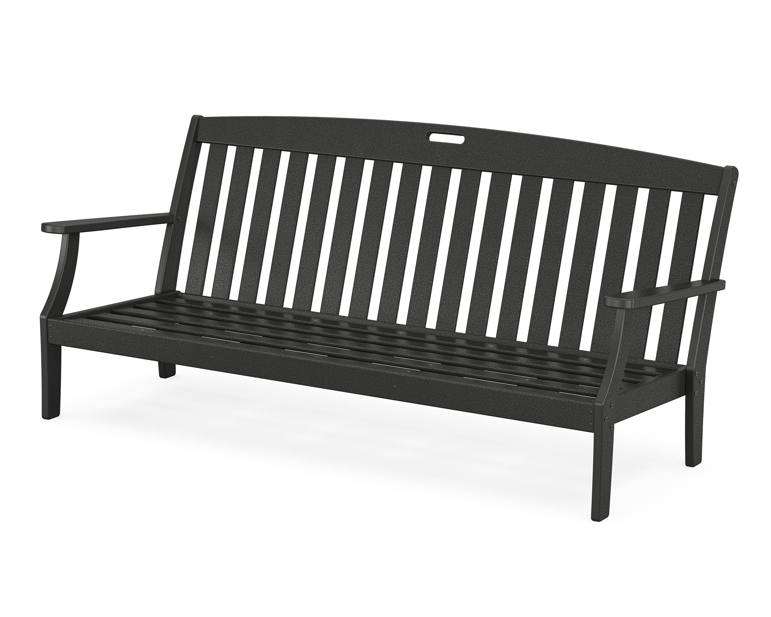 Yacht Club Deep Seating Sofa Frame in Charcoal Black