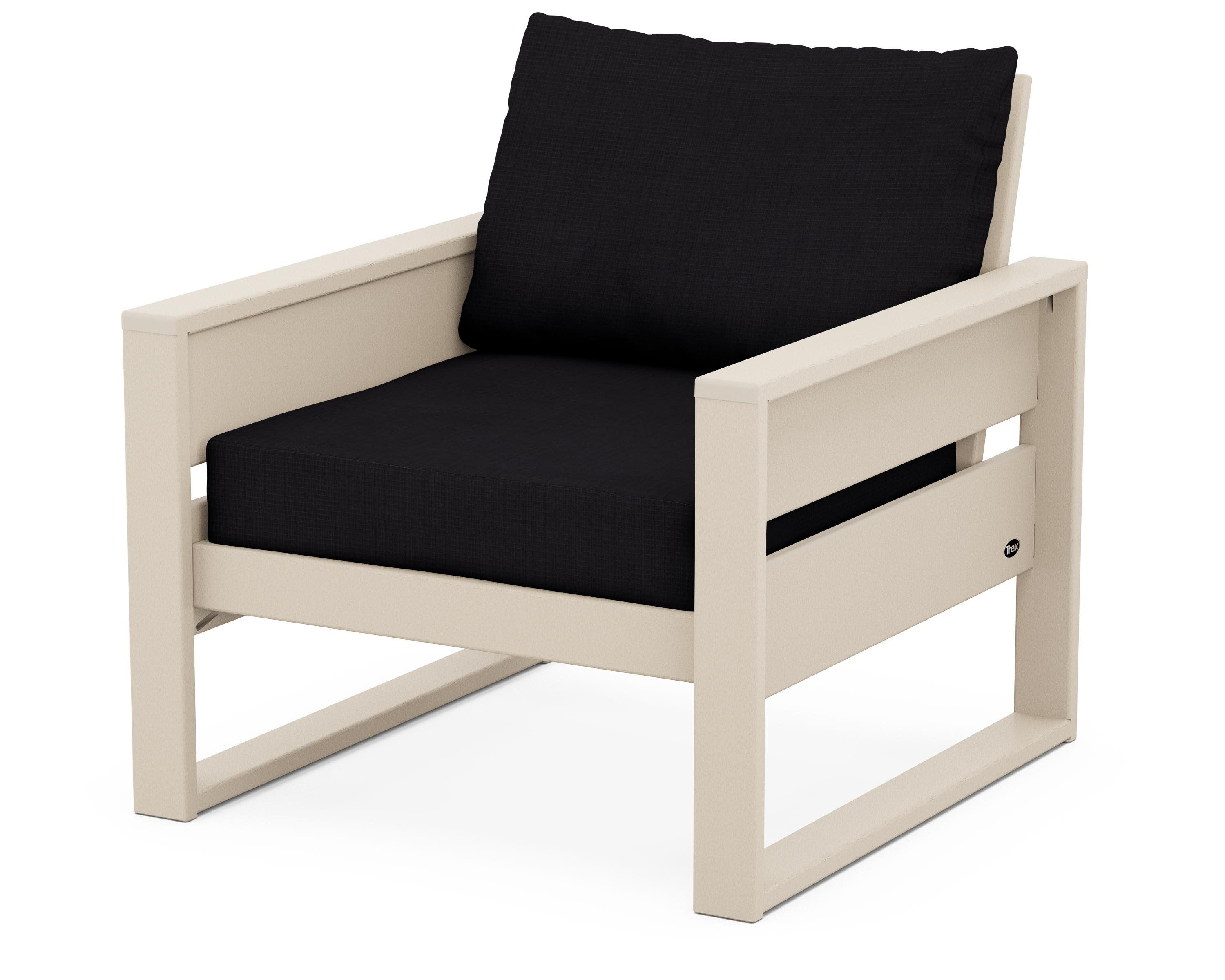 Eastport Club Chair in Sand Castle / Midnight Linen