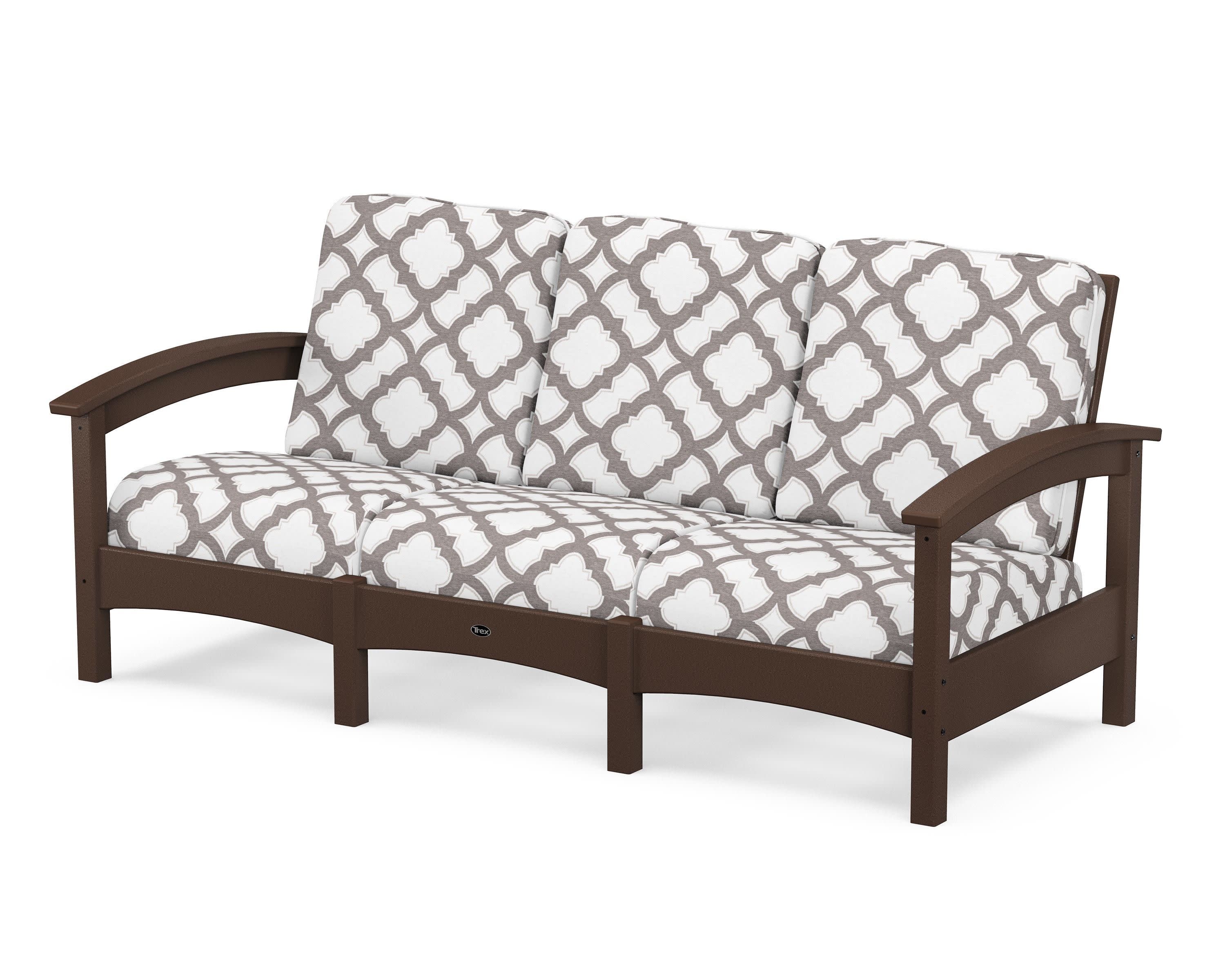 Rockport Club Sofa in Vintage Lantern / Trellis Grey Mist