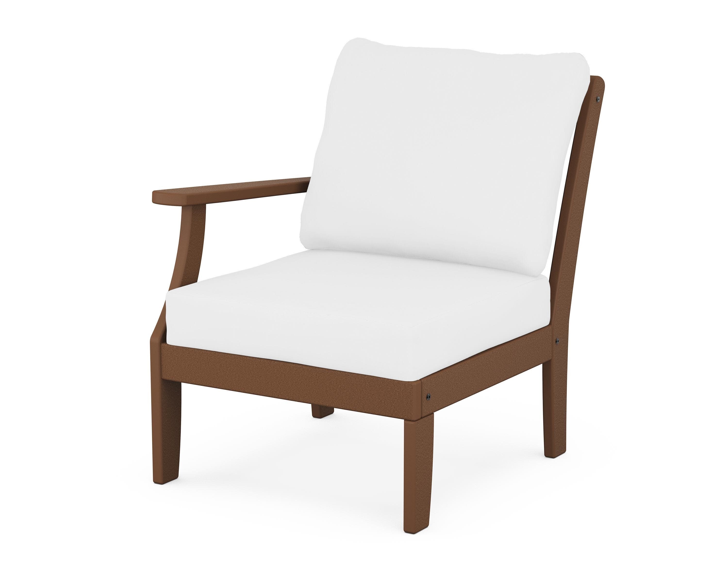 Yacht Club Modular Left Arm Chair in Tree House / Natural